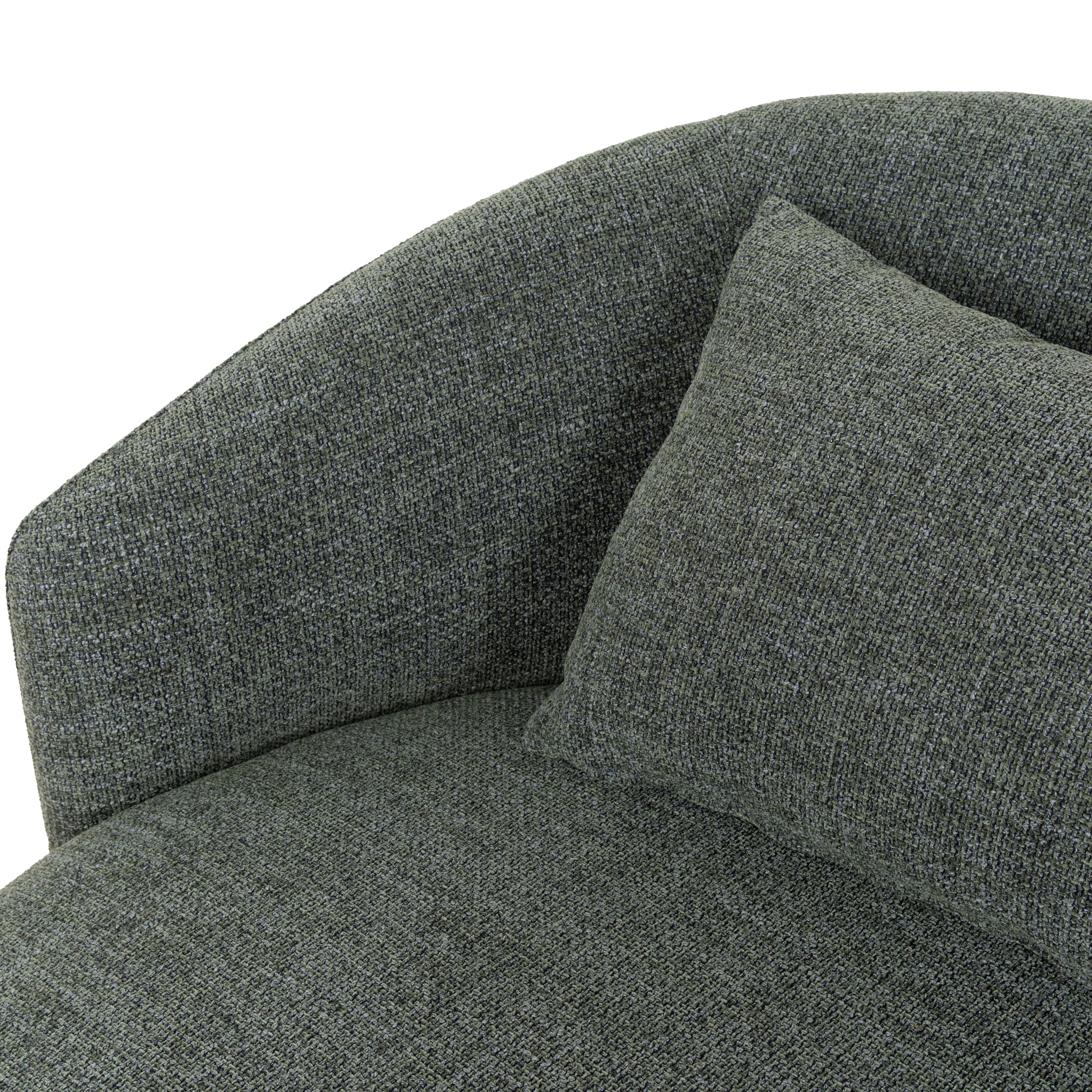 CLC10355-KSO Swivel Armchair - Moss Green - Image 12