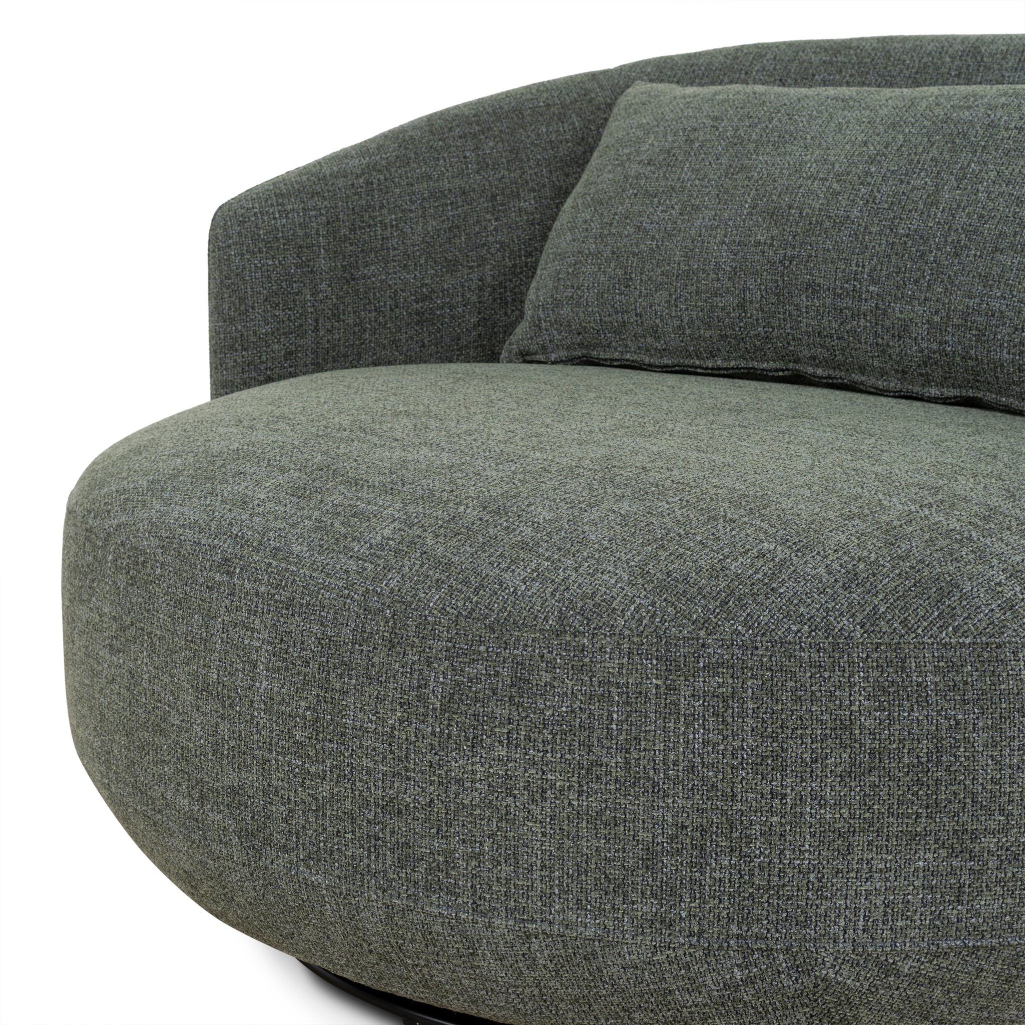 CLC10355-KSO Swivel Armchair - Moss Green - Image 5