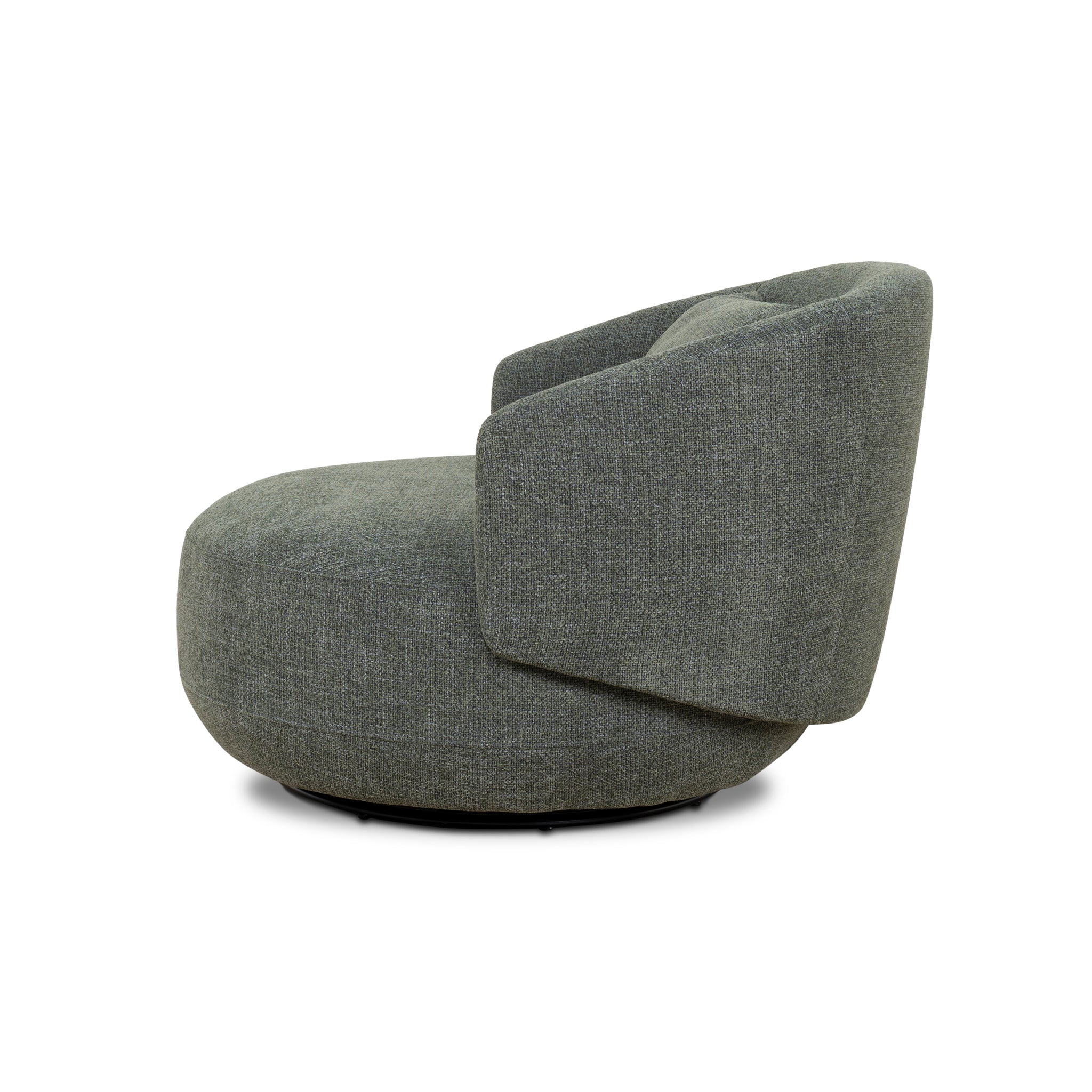 CLC10355-KSO Swivel Armchair - Moss Green - Image 6