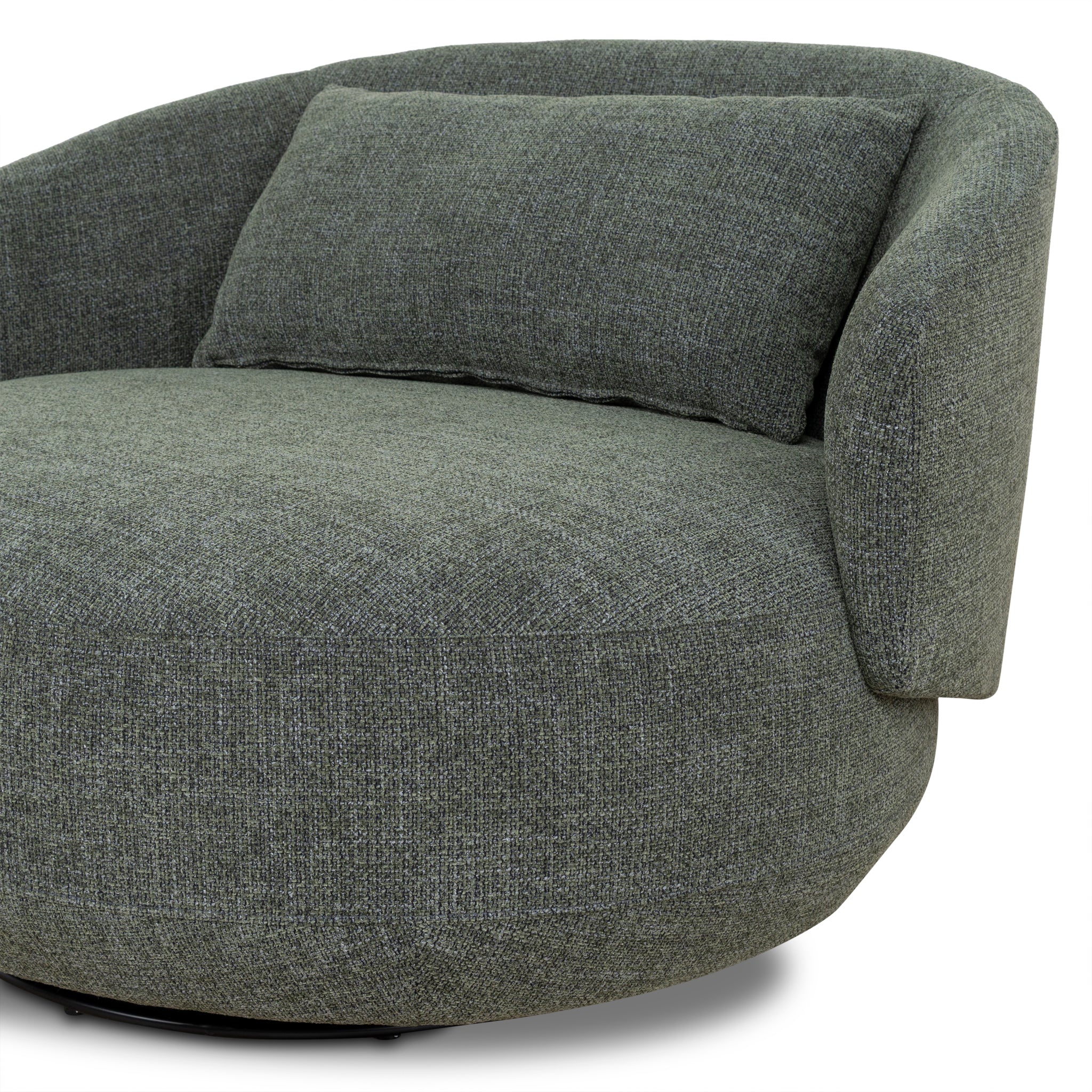 CLC10355-KSO Swivel Armchair - Moss Green - Image 9