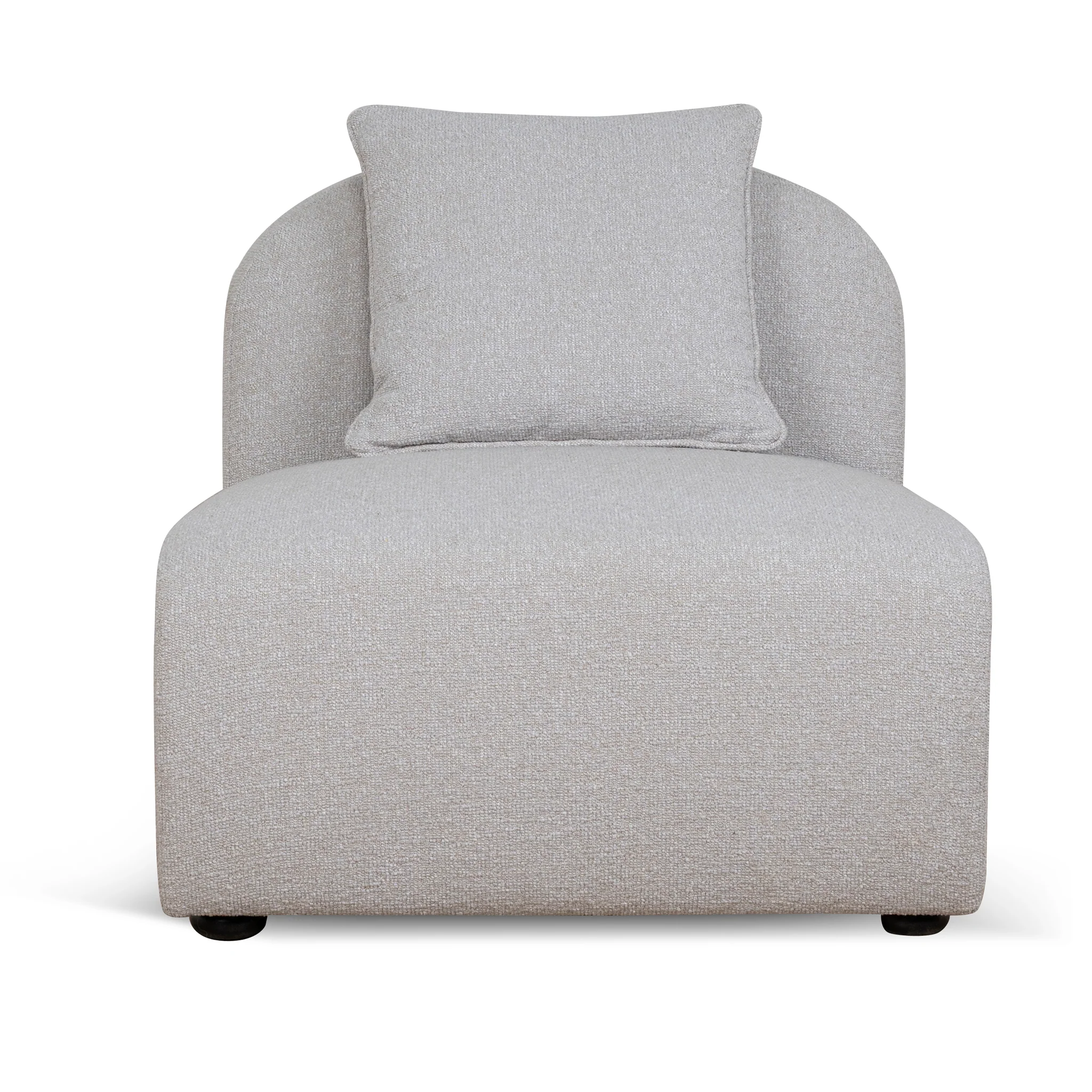 CLC10362-OLS Additional Armless for 4 Seater Sofa - Sandstone Beige - Image 2