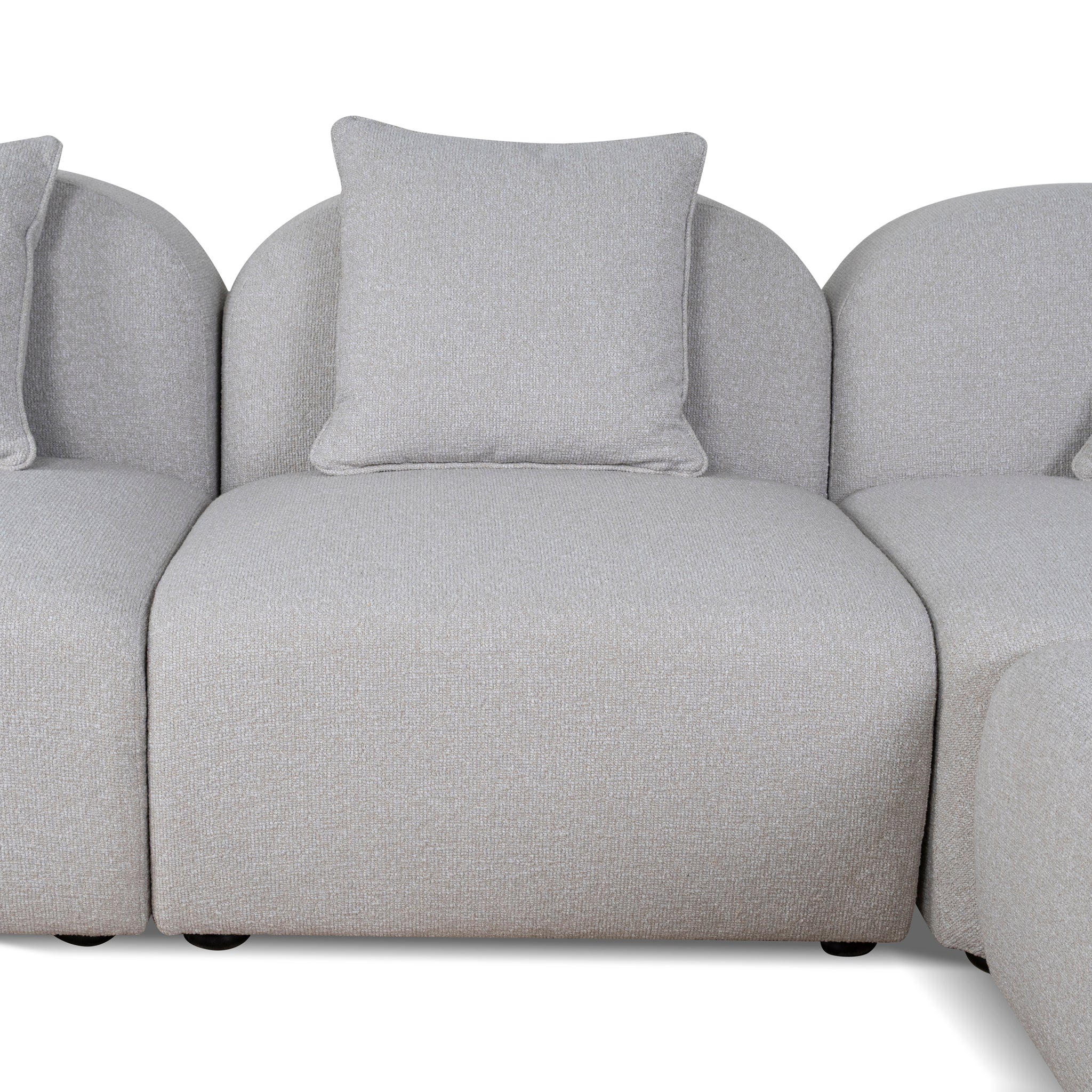 CLC10362-OLS Additional Armless for 4 Seater Sofa - Sandstone Beige - Image 6