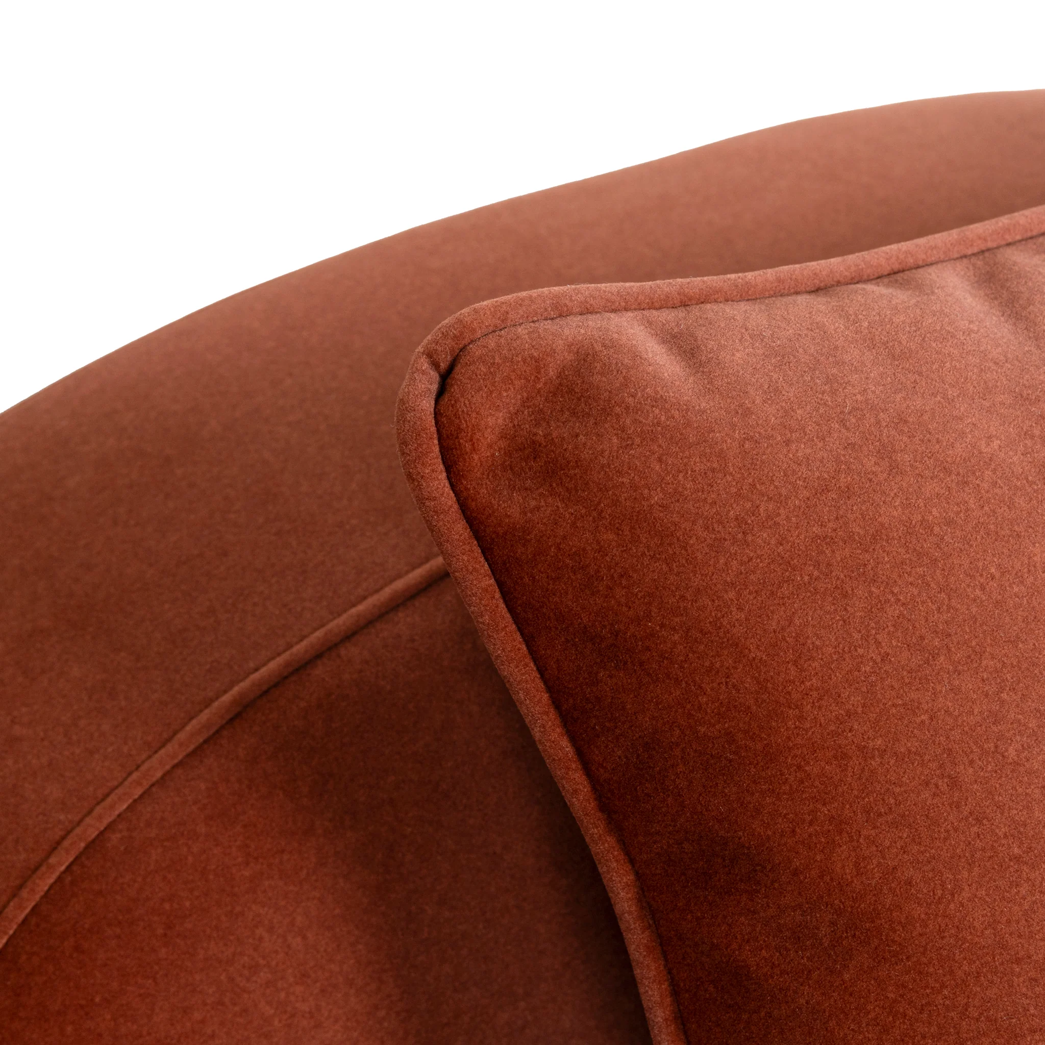 CLC10365-OLS 4 Seater Sofa - Burnt Maroon - Image 11