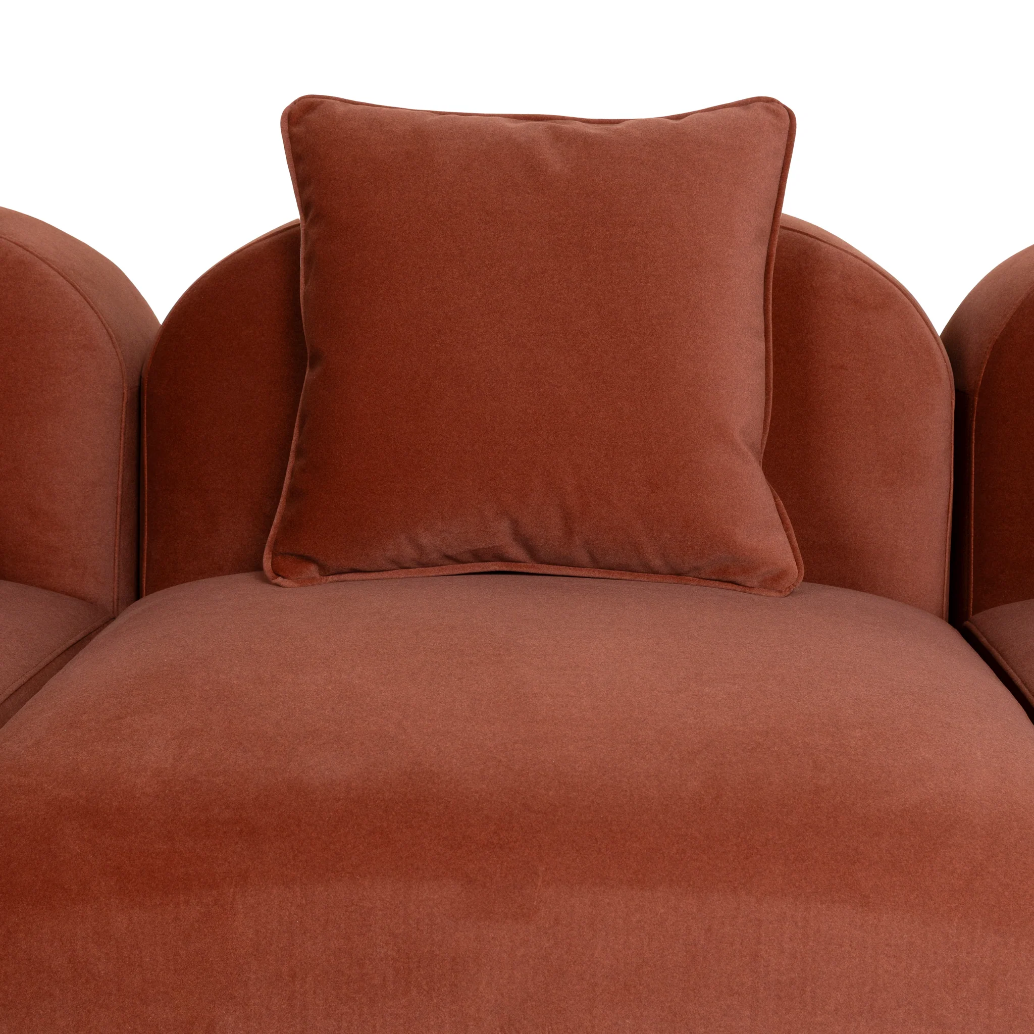 CLC10365-OLS 4 Seater Sofa - Burnt Maroon - Image 13