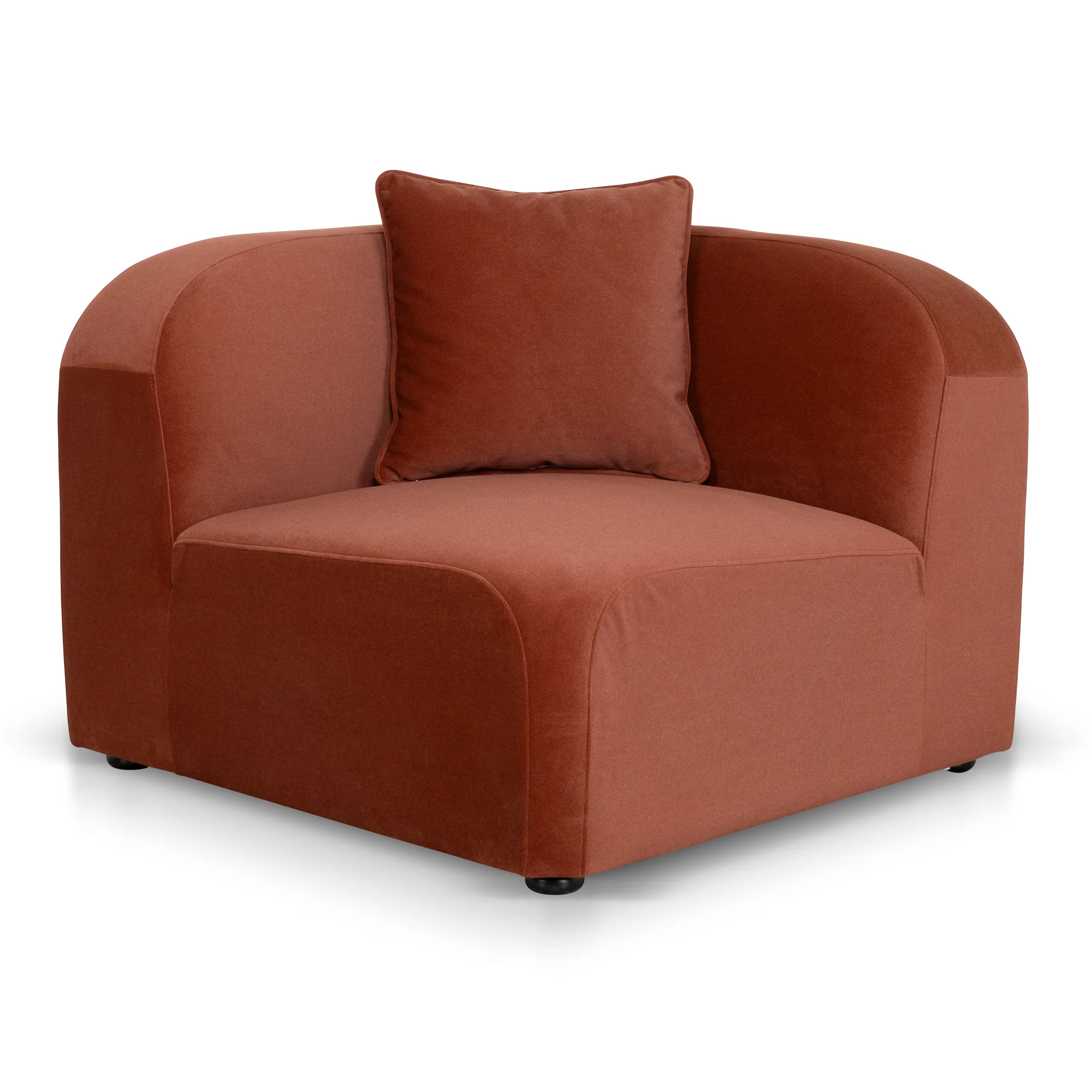 CLC10365-OLS 4 Seater Sofa - Burnt Maroon - Image 24