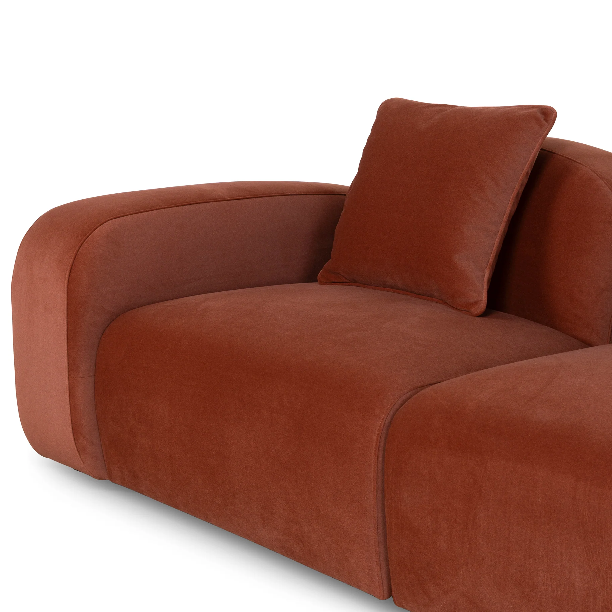 CLC10365-OLS 4 Seater Sofa - Burnt Maroon - Image 5