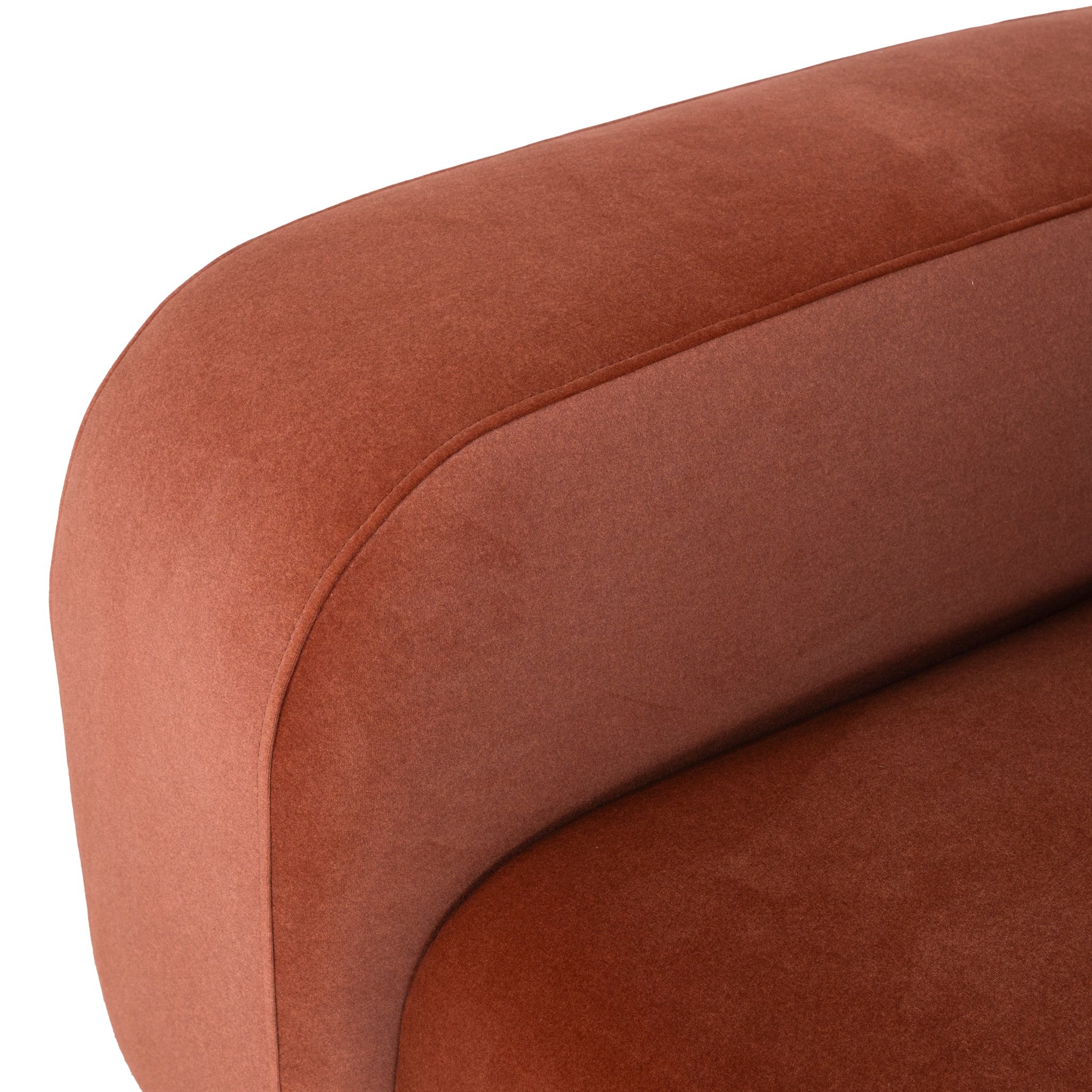 CLC10365-OLS 4 Seater Sofa - Burnt Maroon - Image 6