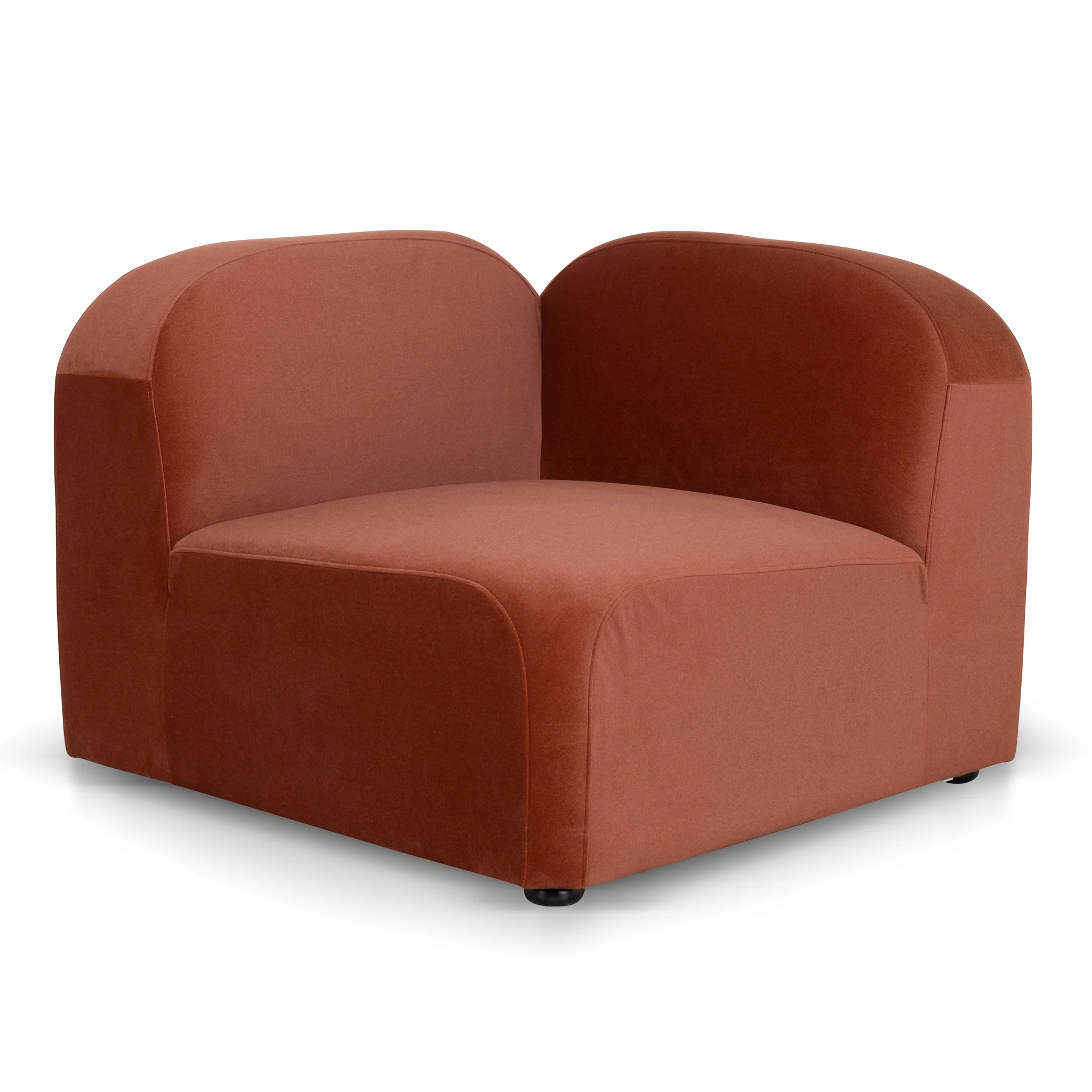 CLC10366-OLS Corner Option for 4 Seater Sofa - Burnt Maroon - Image 2