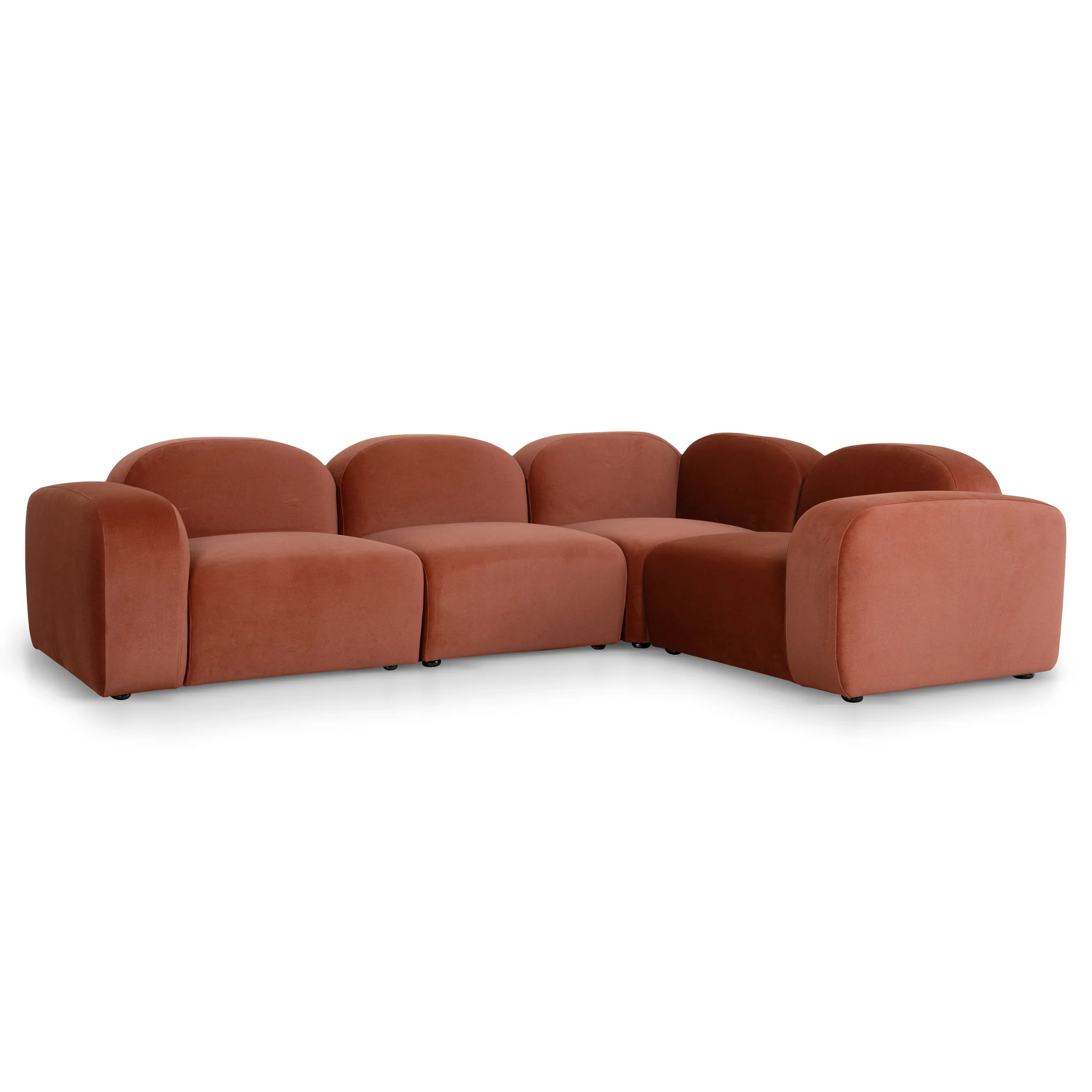 CLC10366-OLS Corner Option for 4 Seater Sofa - Burnt Maroon - Image 5