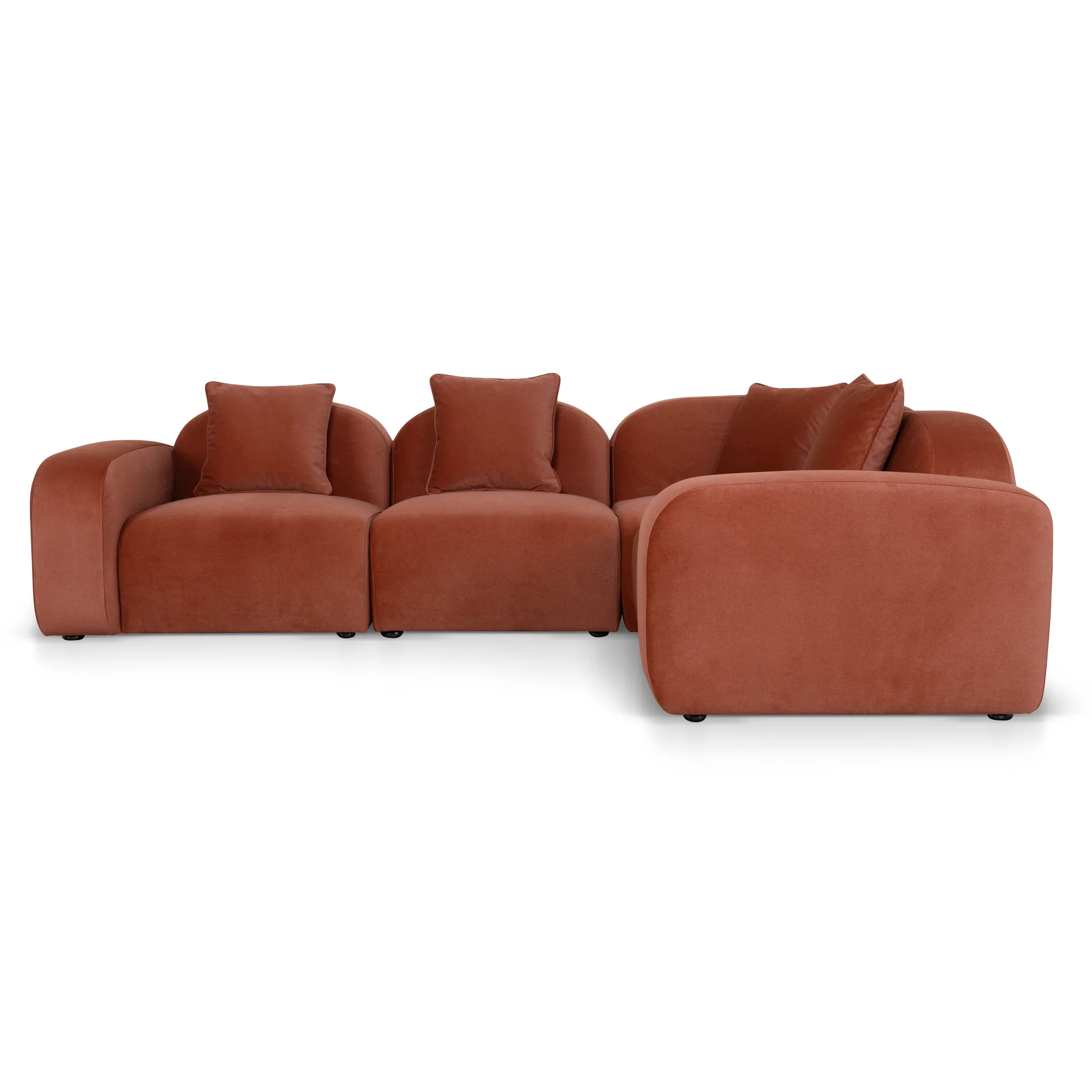 CLC10366-OLS Corner Option for 4 Seater Sofa - Burnt Maroon - Image 7