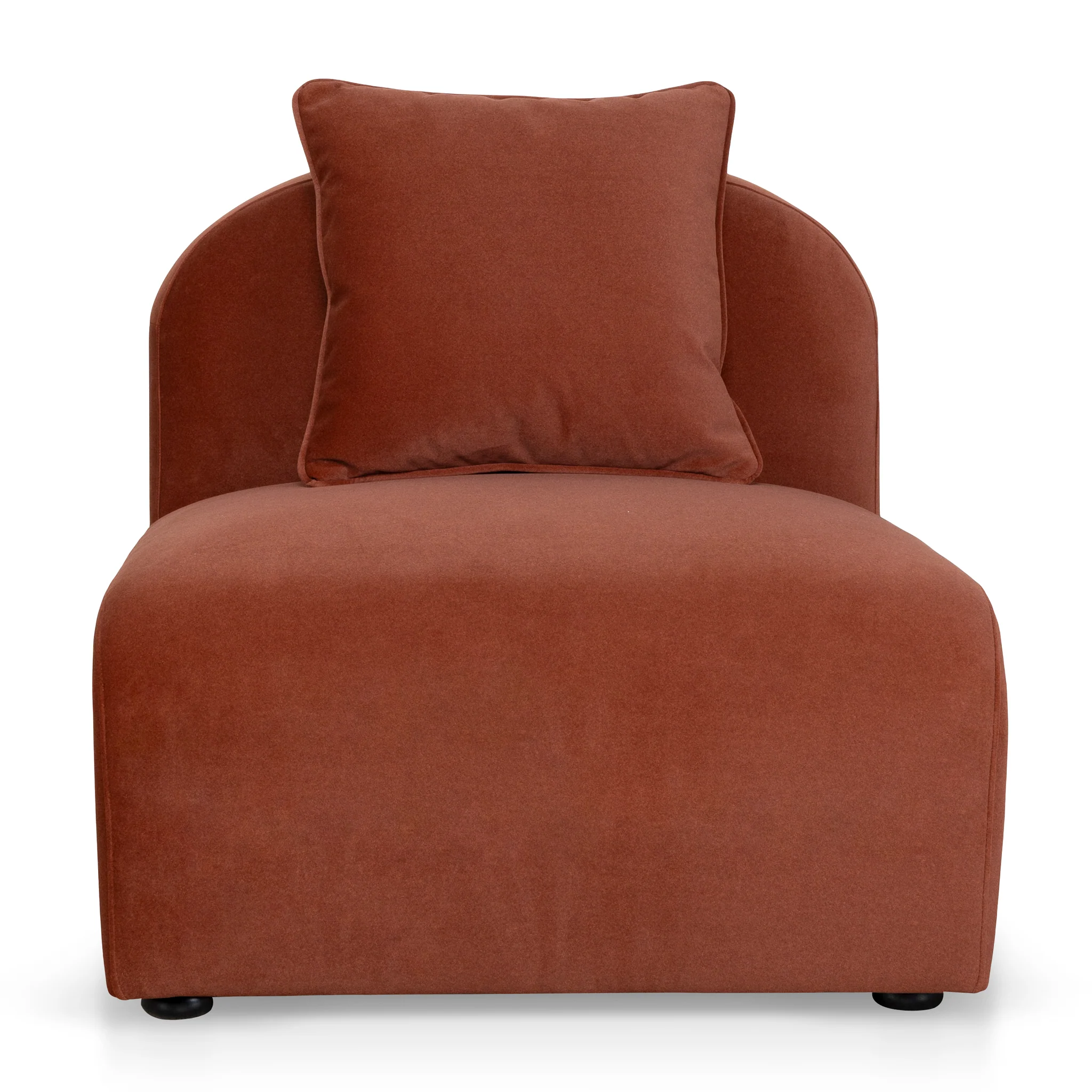 CLC10367-OLS Additional Armless for 4 Seater Sofa - Burnt Maroon - Image 3