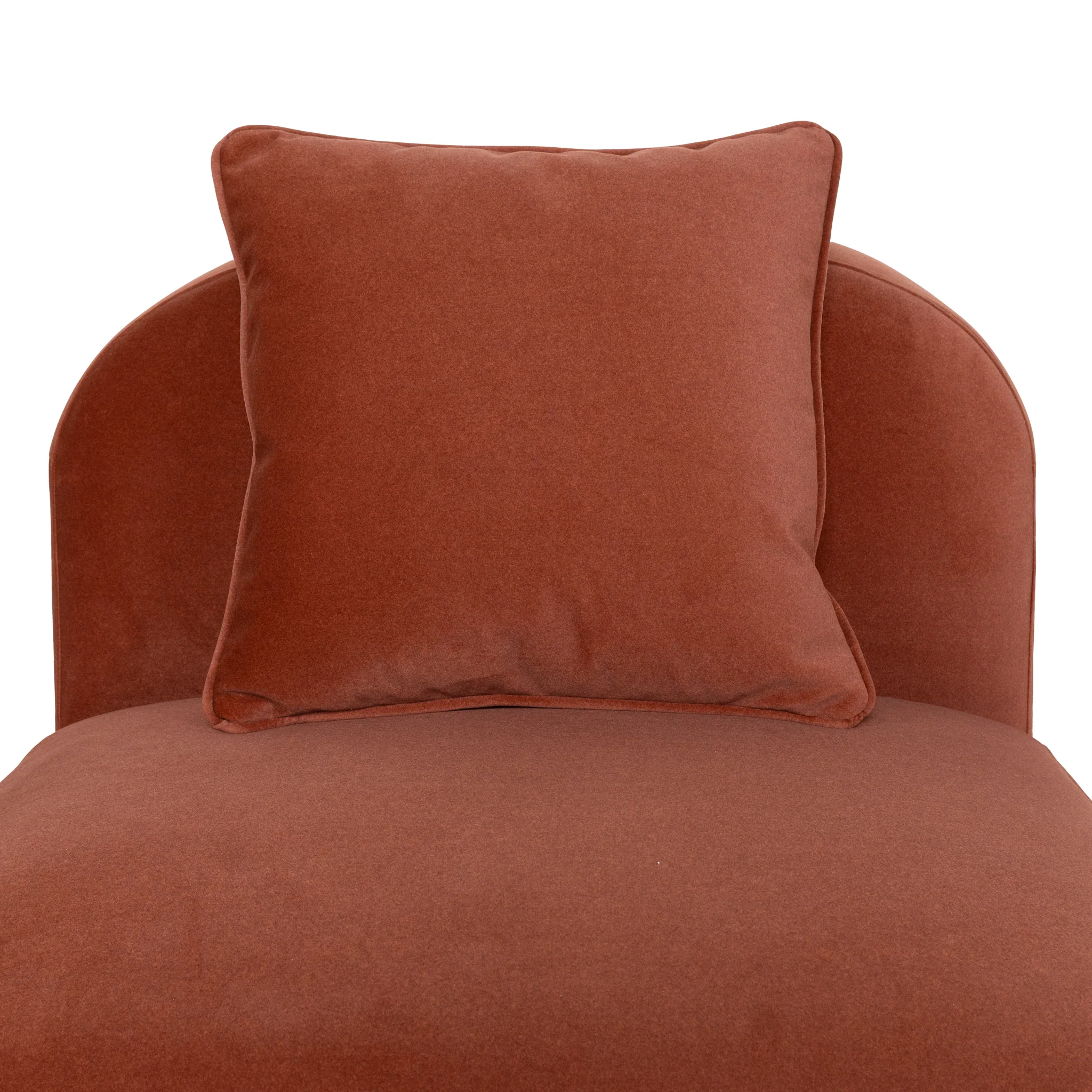 CLC10367-OLS Additional Armless for 4 Seater Sofa - Burnt Maroon - Image 9