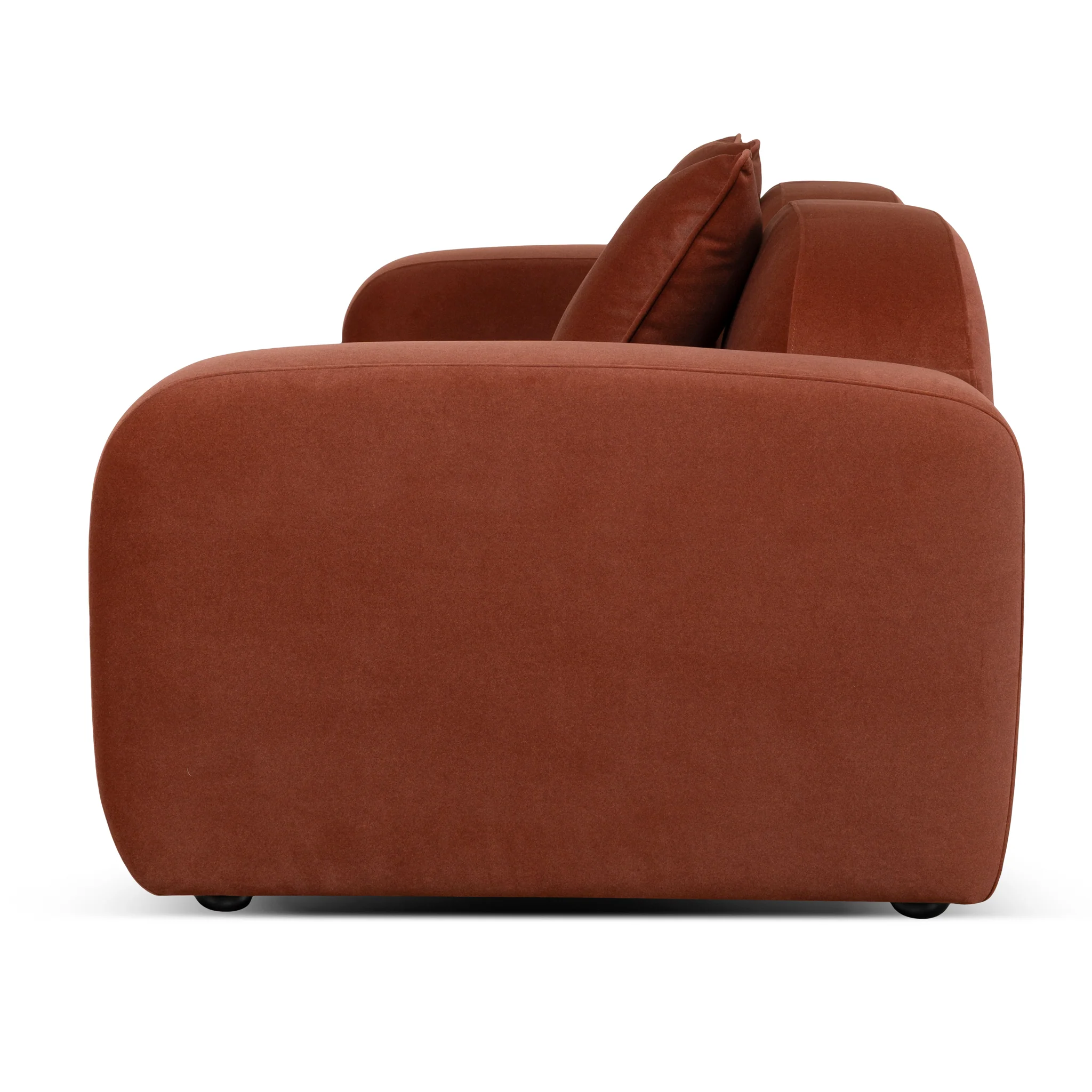 CLC10368-OLS 3 Seater Sofa - Burnt Maroon - Image 5