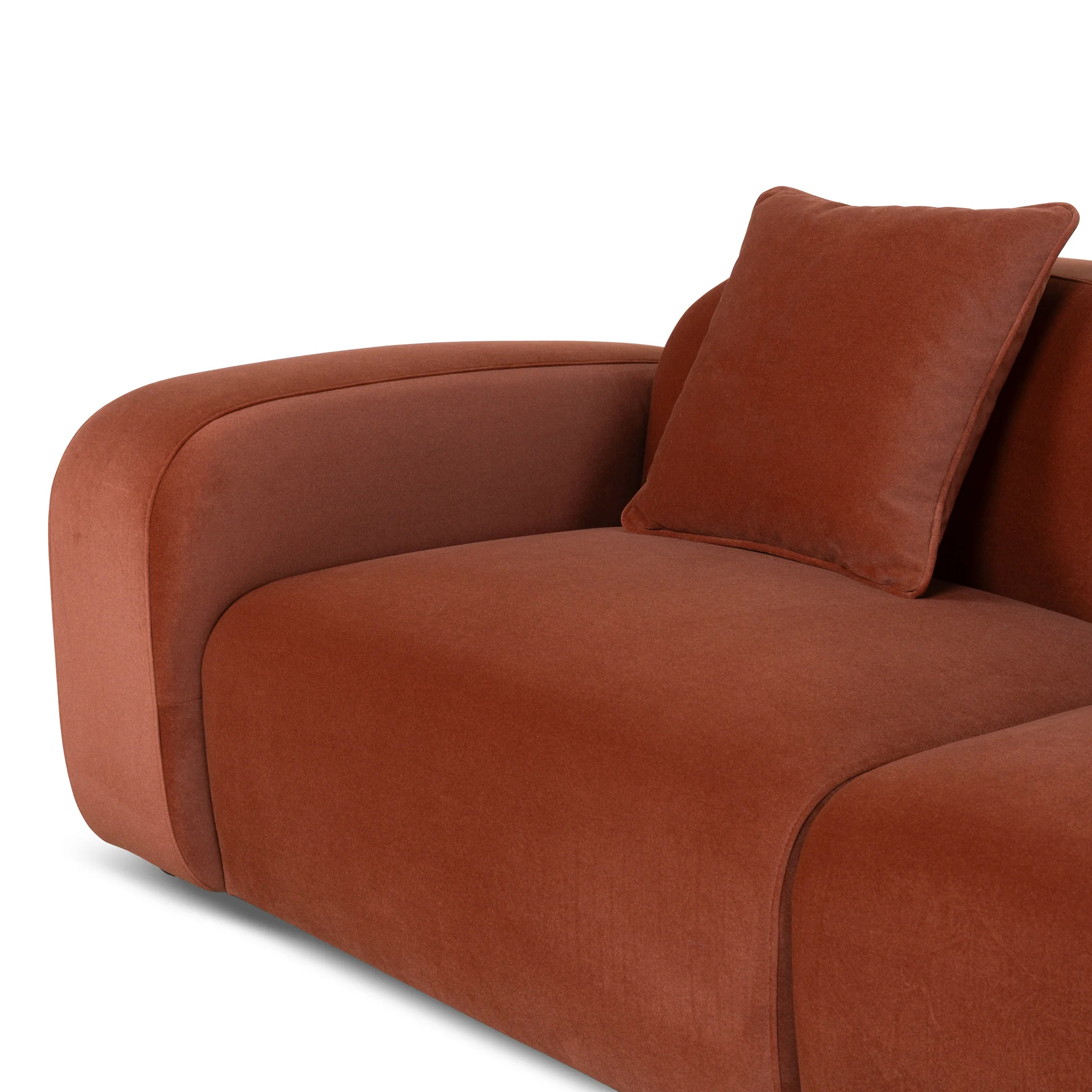 CLC10368-OLS 3 Seater Sofa - Burnt Maroon - Image 7