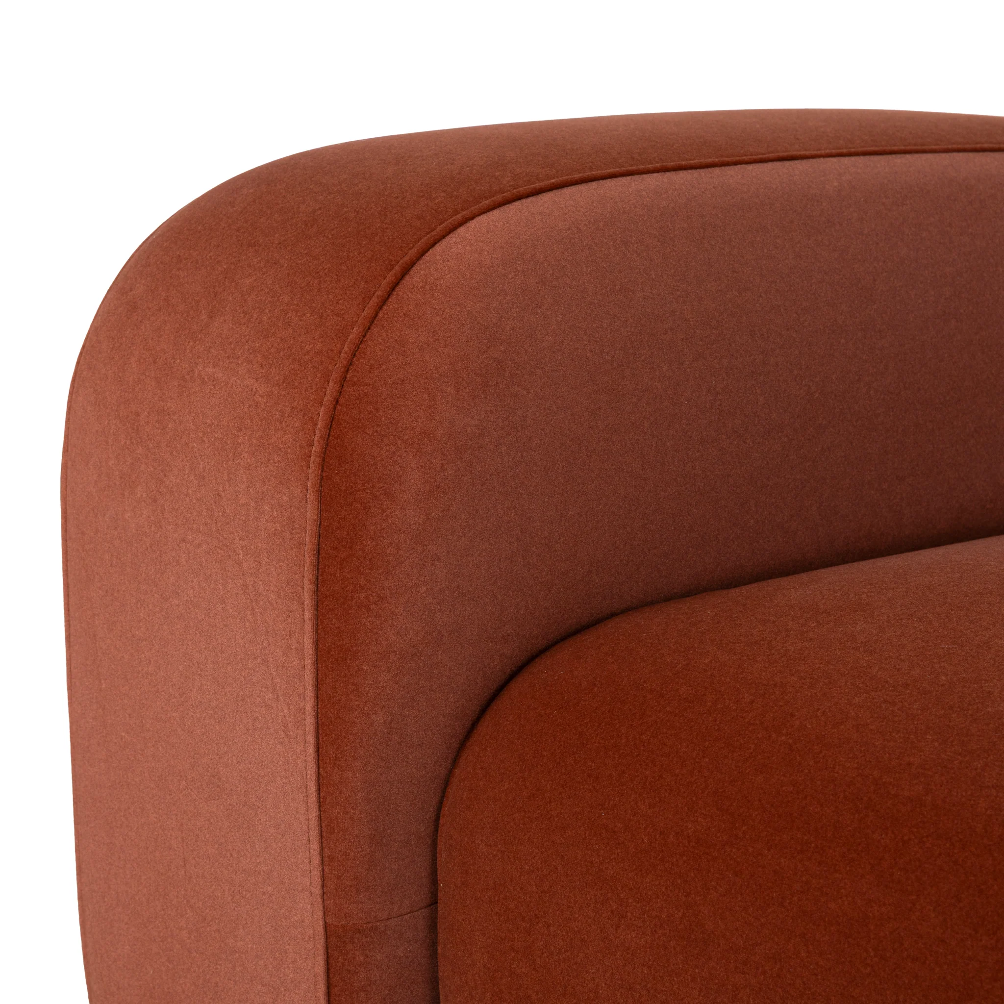 CLC10368-OLS 3 Seater Sofa - Burnt Maroon - Image 8