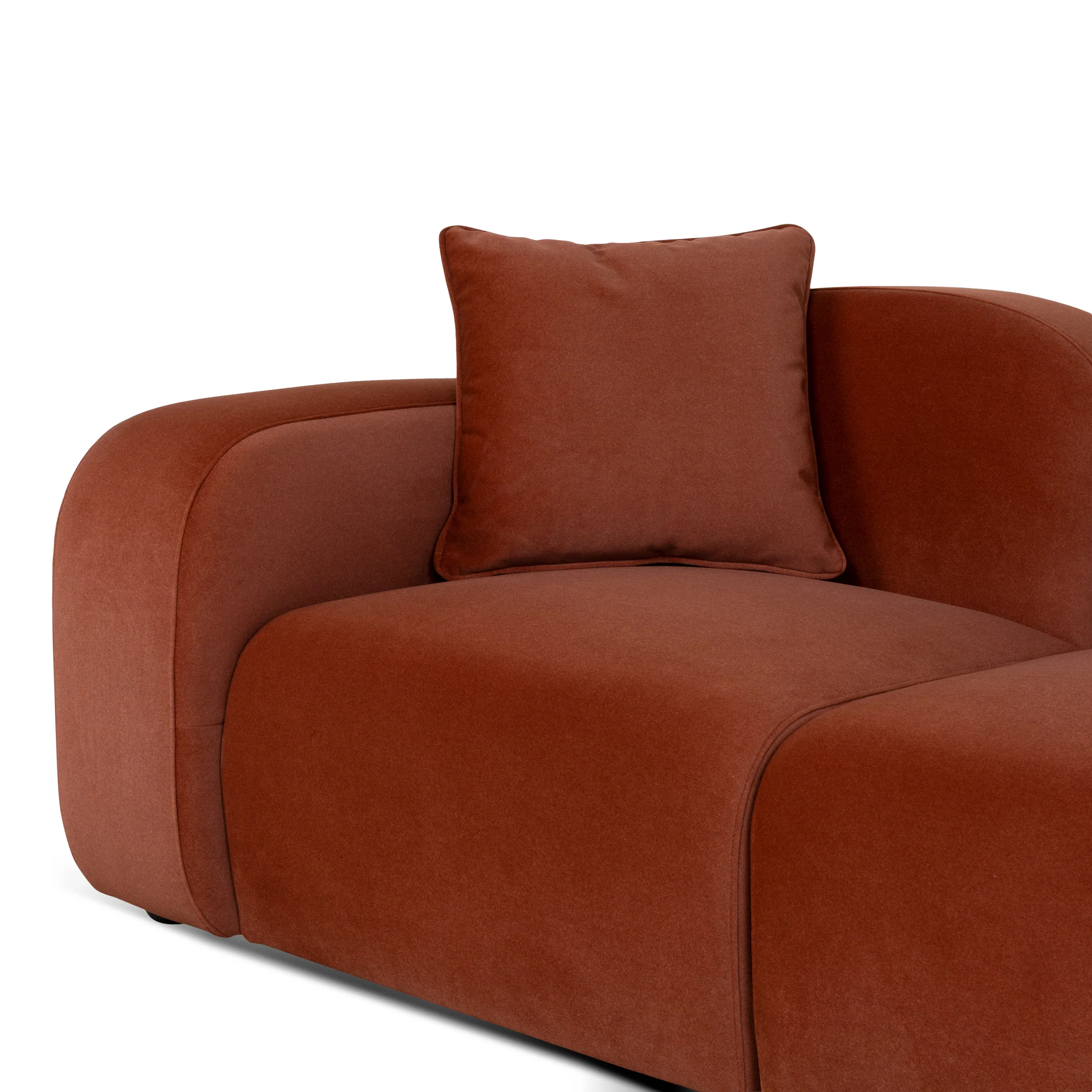 CLC10369-OLS 2 Seater Sofa - Burnt Maroon - Image 7