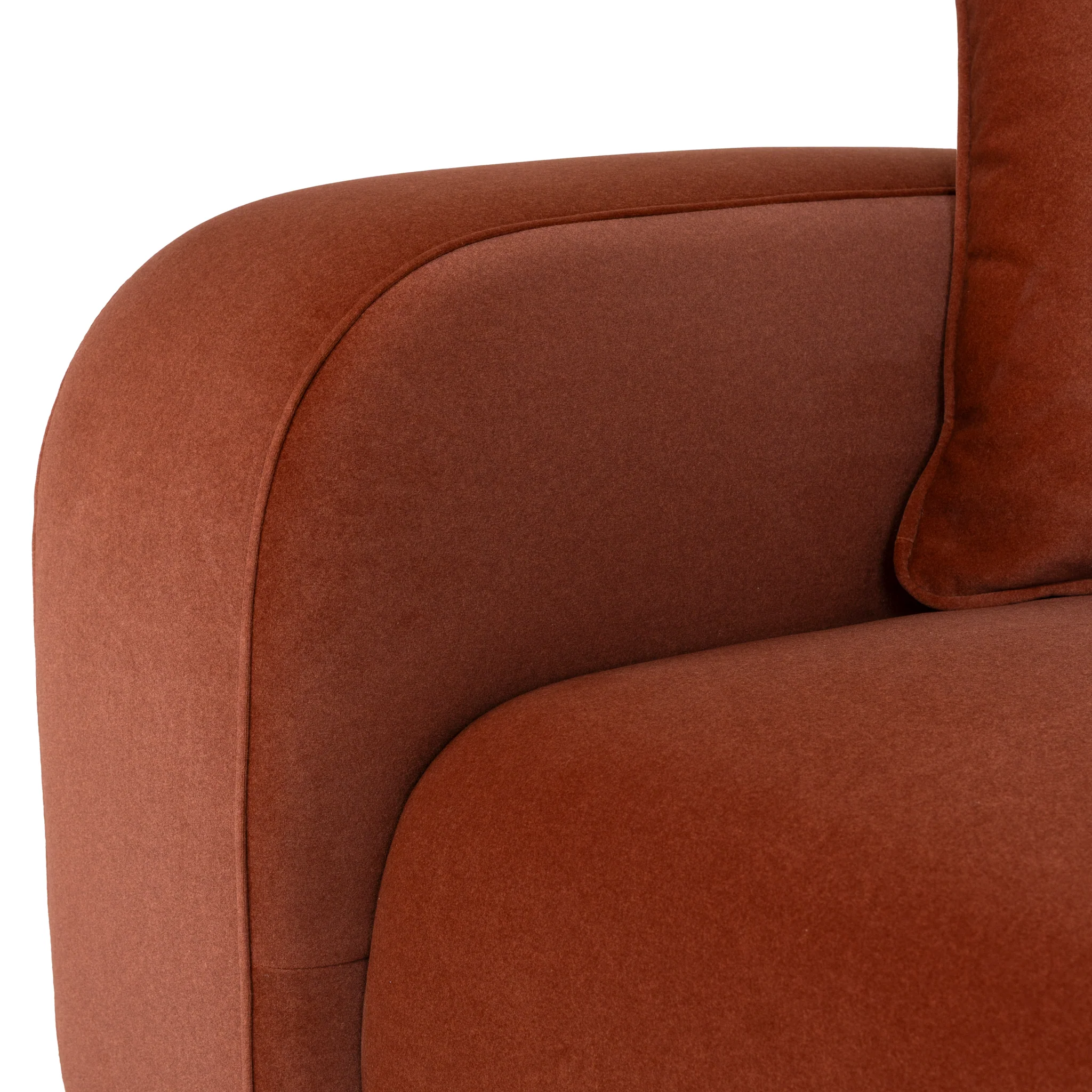 CLC10369-OLS 2 Seater Sofa - Burnt Maroon - Image 8
