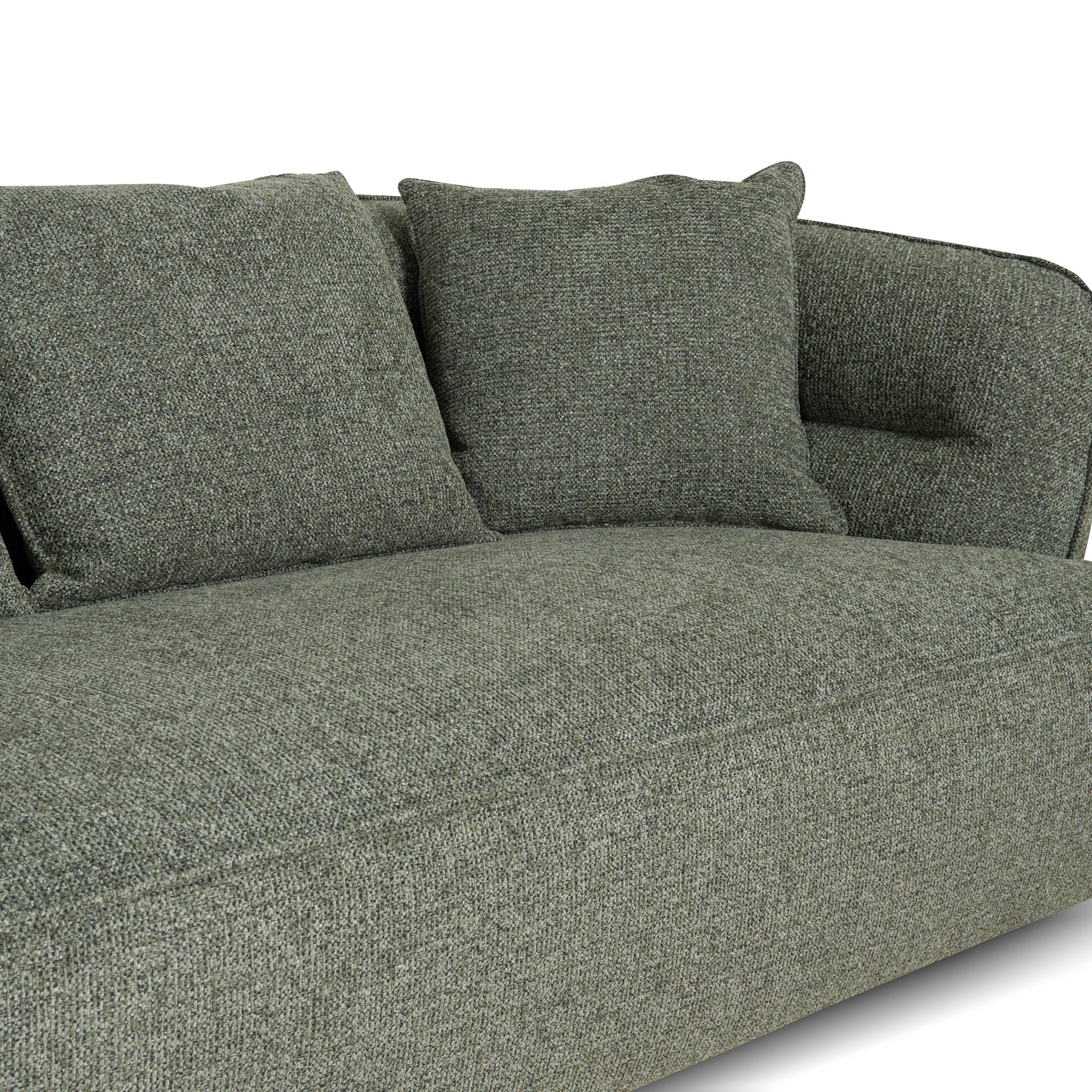 CLC10374-KJ Left Chaise Sofa - Coral Dark Green - Image 14