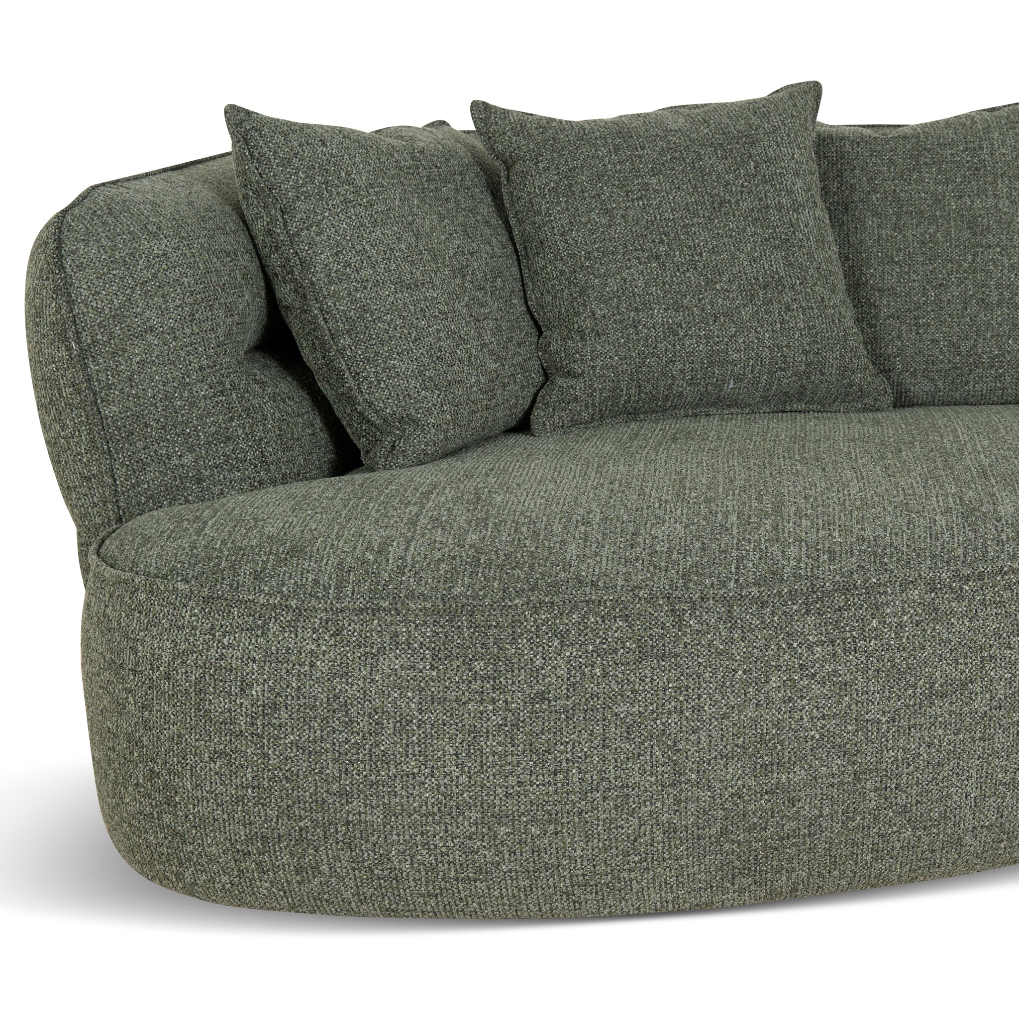 CLC10374-KJ Left Chaise Sofa - Coral Dark Green - Image 16