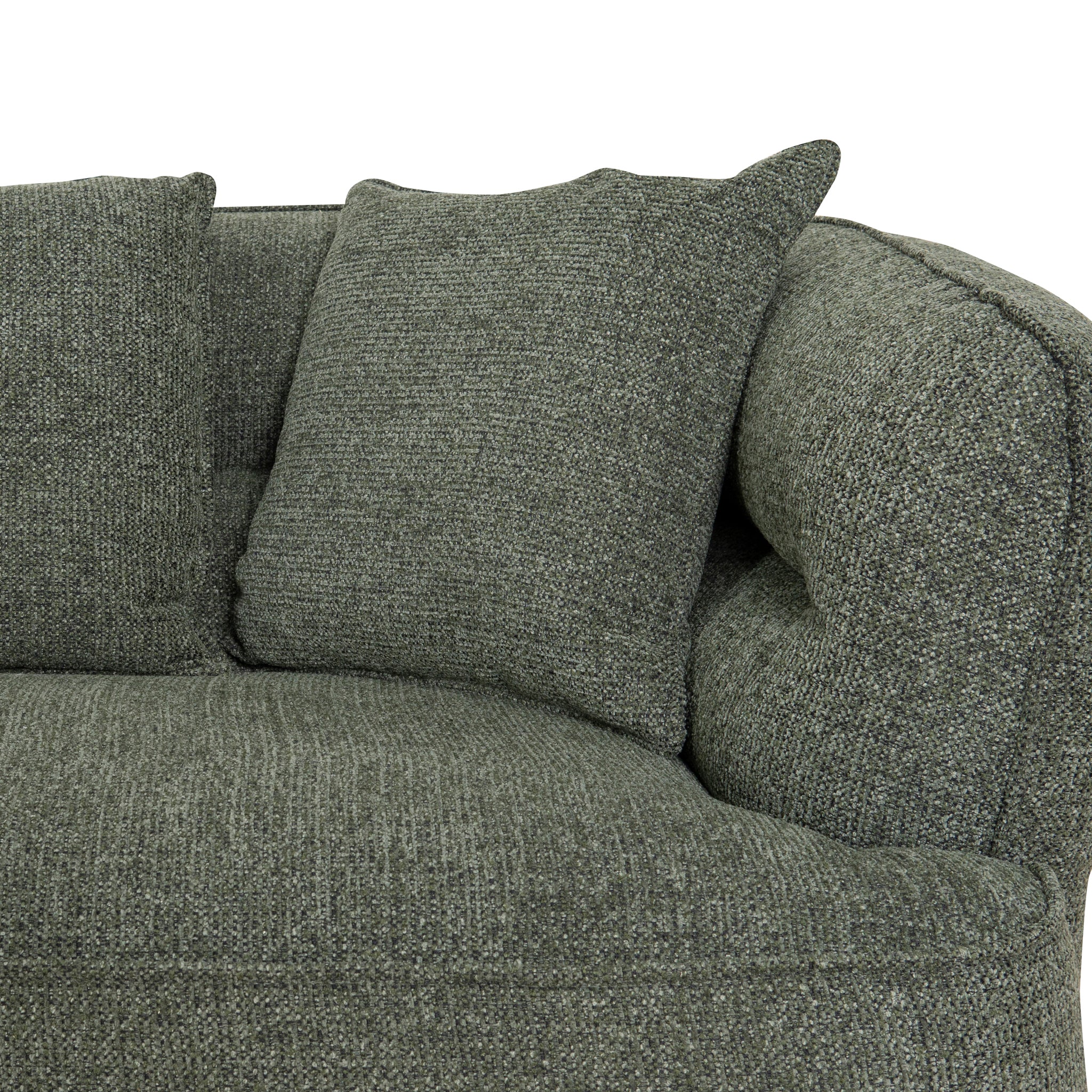 CLC10374-KJ Left Chaise Sofa - Coral Dark Green - Image 17