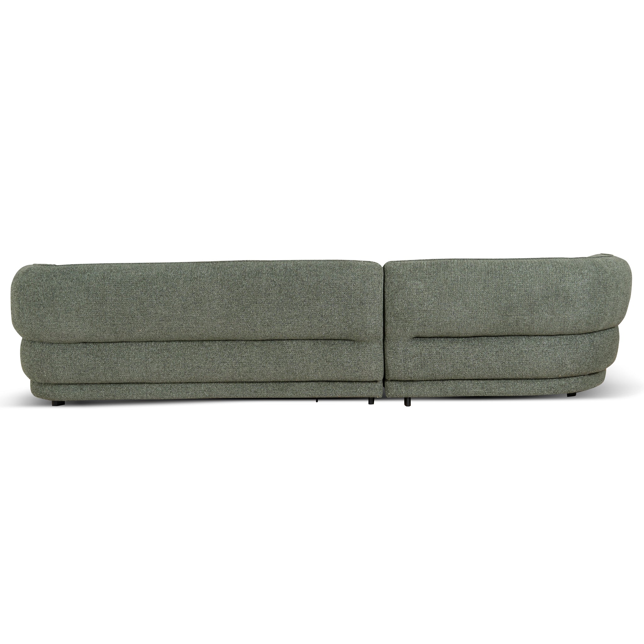 CLC10374-KJ Left Chaise Sofa - Coral Dark Green - Image 6