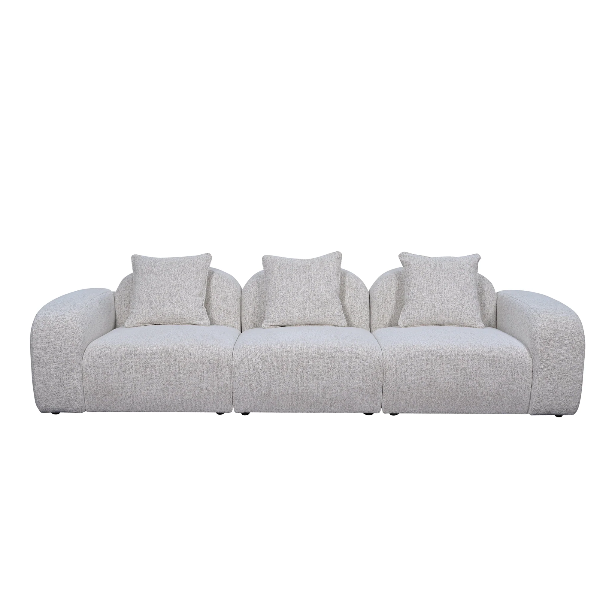 CLC10549-OLS 4 Seater Sofa - Almond Beige - Image 2