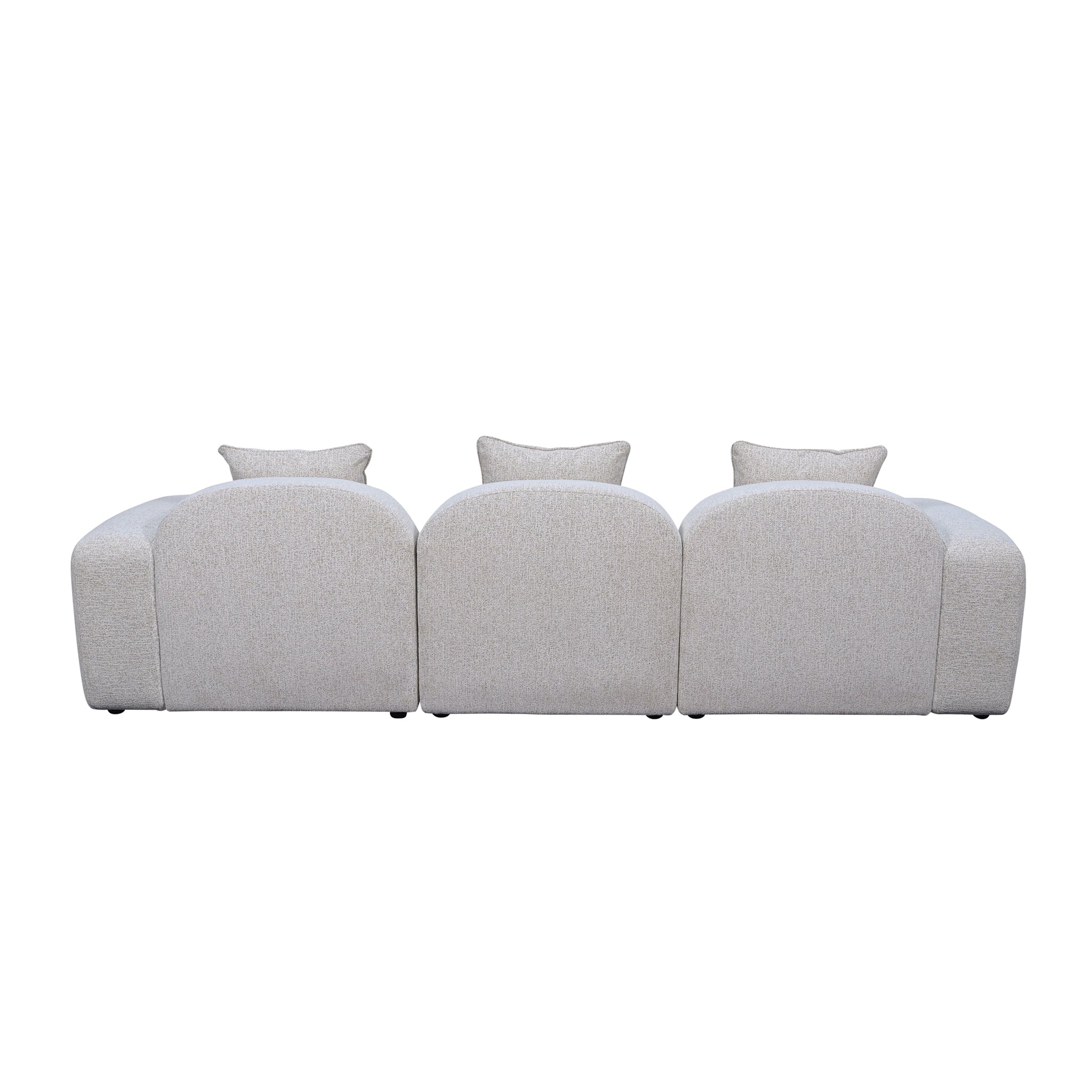 CLC10549-OLS 4 Seater Sofa - Almond Beige - Image 5