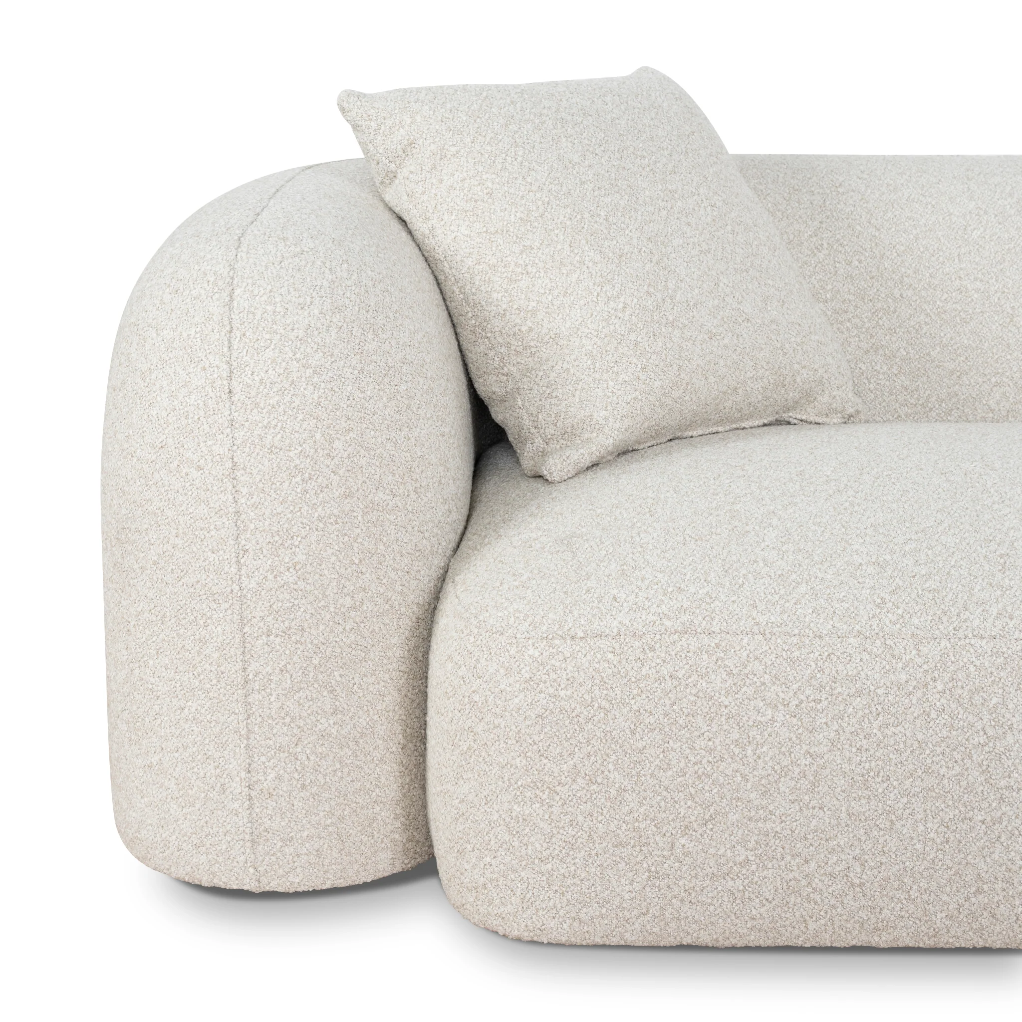 CLC10385-AE 3 Seater Right Chaise Sofa - Oatmeal Beige - Image 21