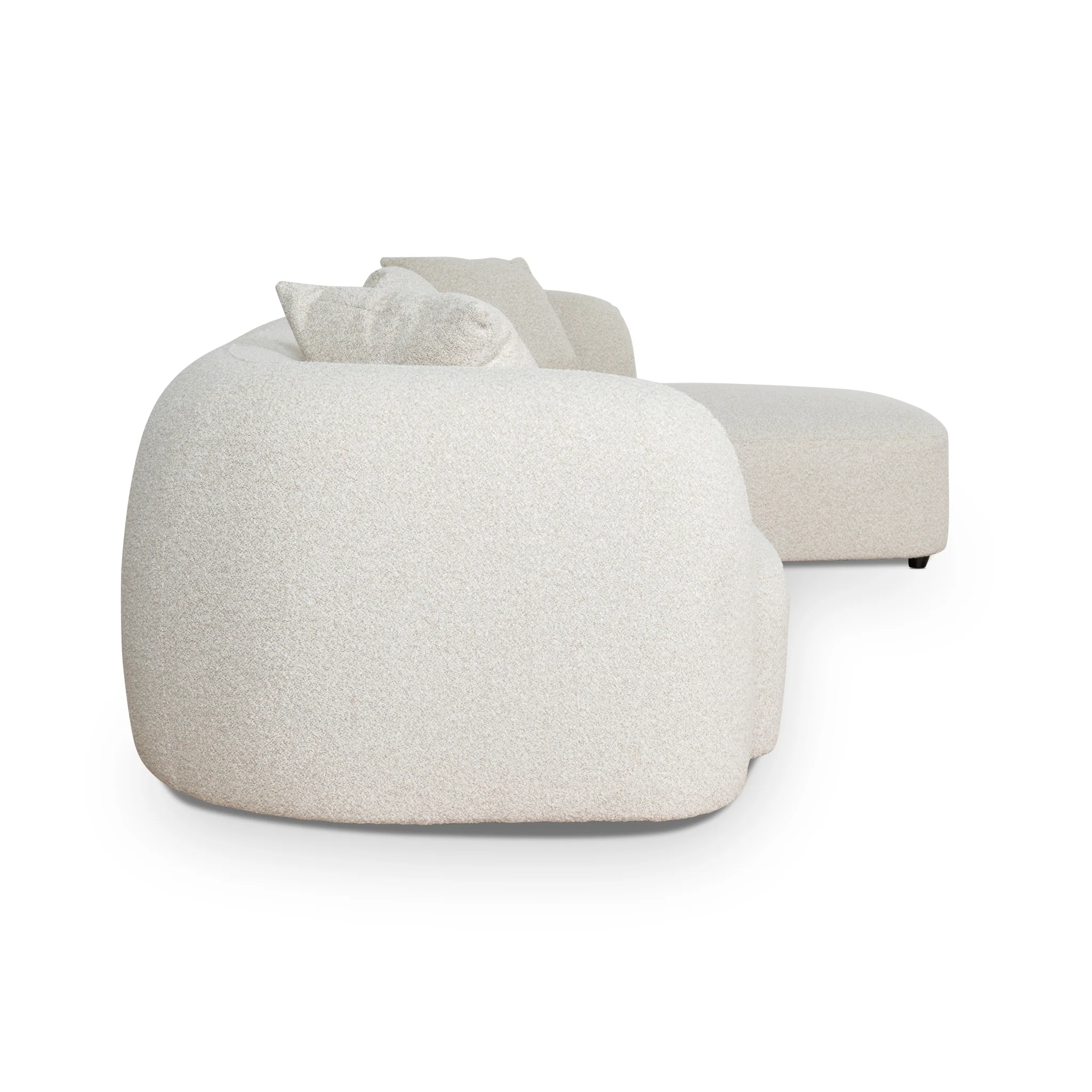 CLC10385-AE 3 Seater Right Chaise Sofa - Oatmeal Beige - Image 6