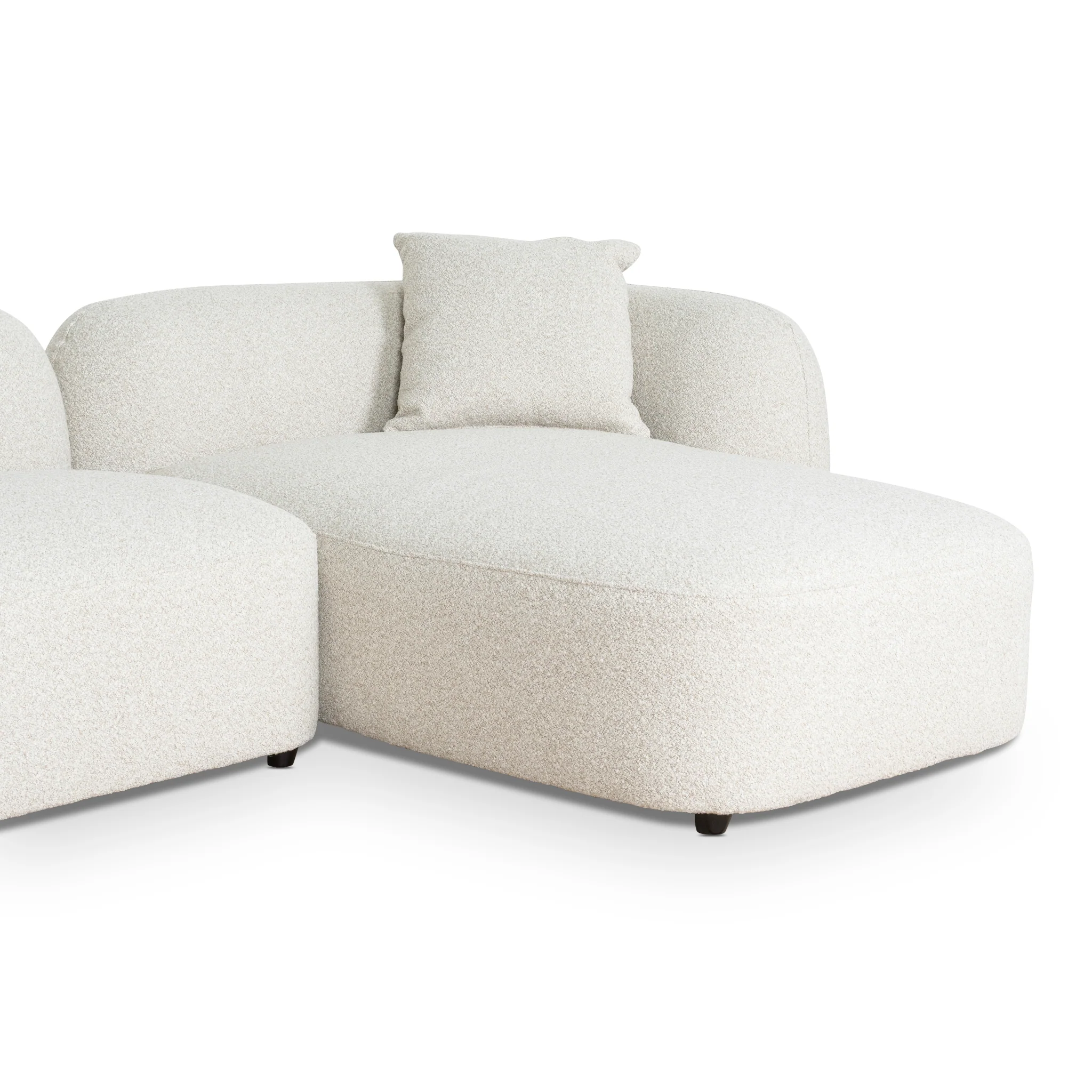 CLC10385-AE 3 Seater Right Chaise Sofa - Oatmeal Beige - Image 7