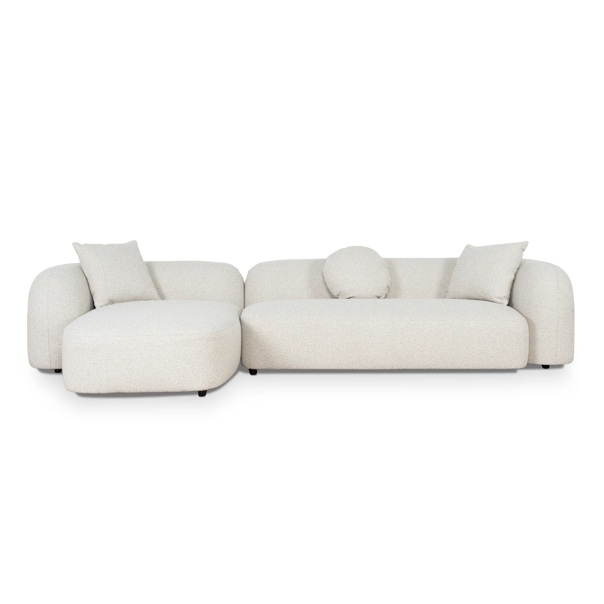 CLC10386-AE 3 Seater Left Chaise Sofa - Oatmeal Beige - Image 3