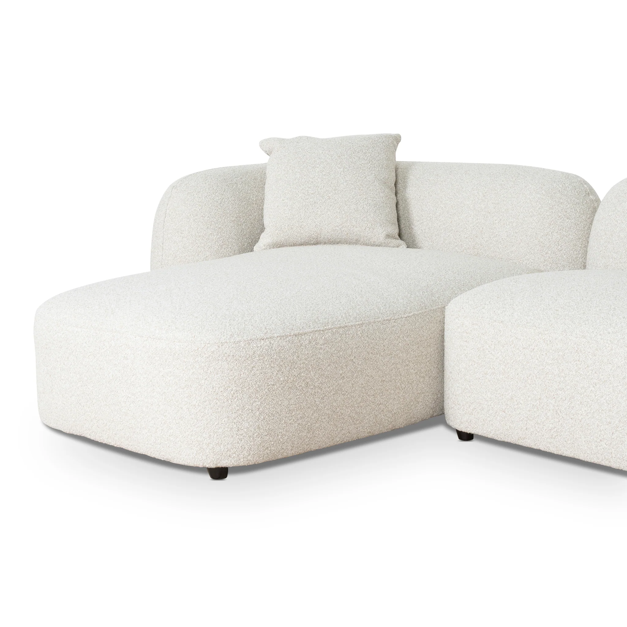 CLC10386-AE 3 Seater Left Chaise Sofa - Oatmeal Beige - Image 8
