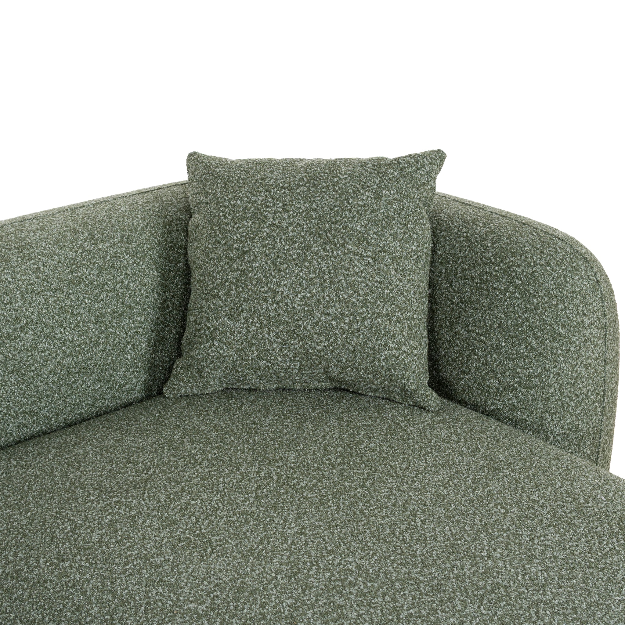 CLC10387-AE 3 Seater Right Chaise Sofa - Amazon Green - Image 13