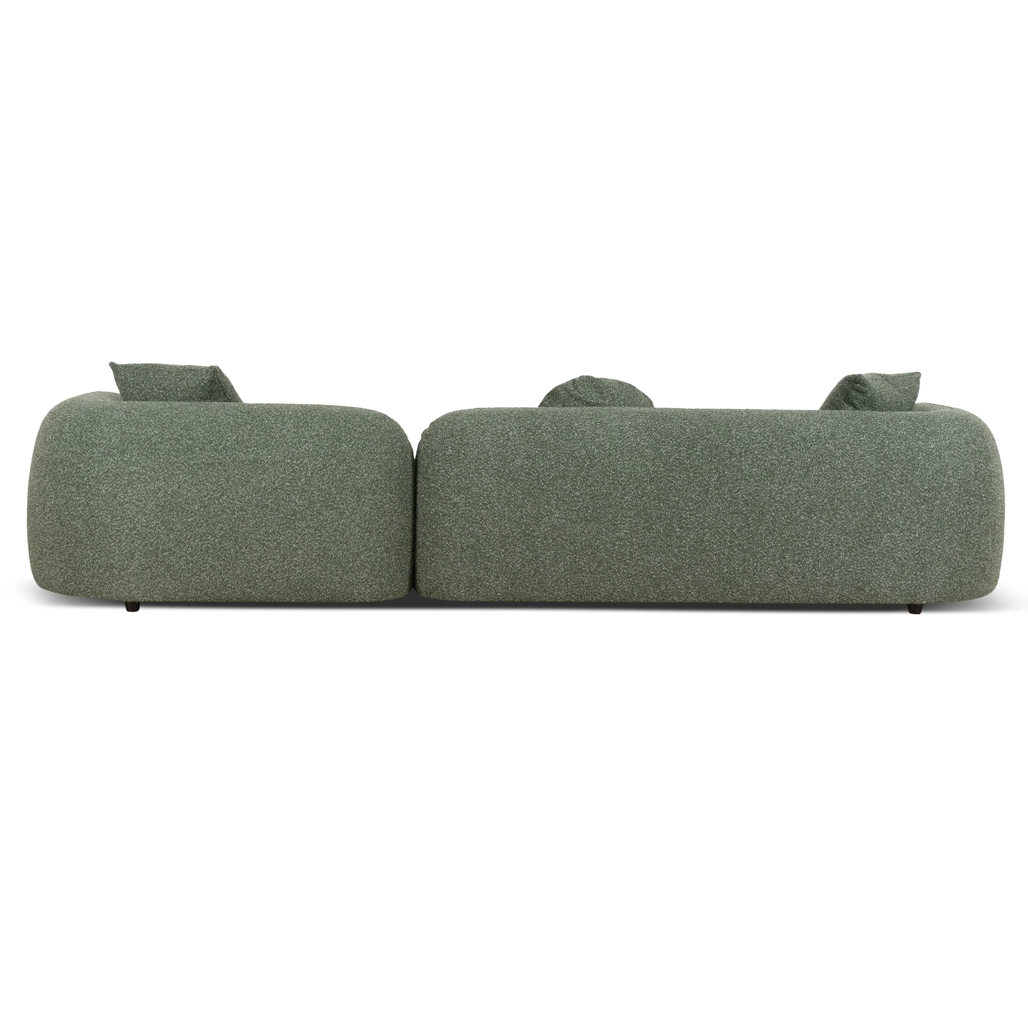 CLC10387-AE 3 Seater Right Chaise Sofa - Amazon Green - Image 5