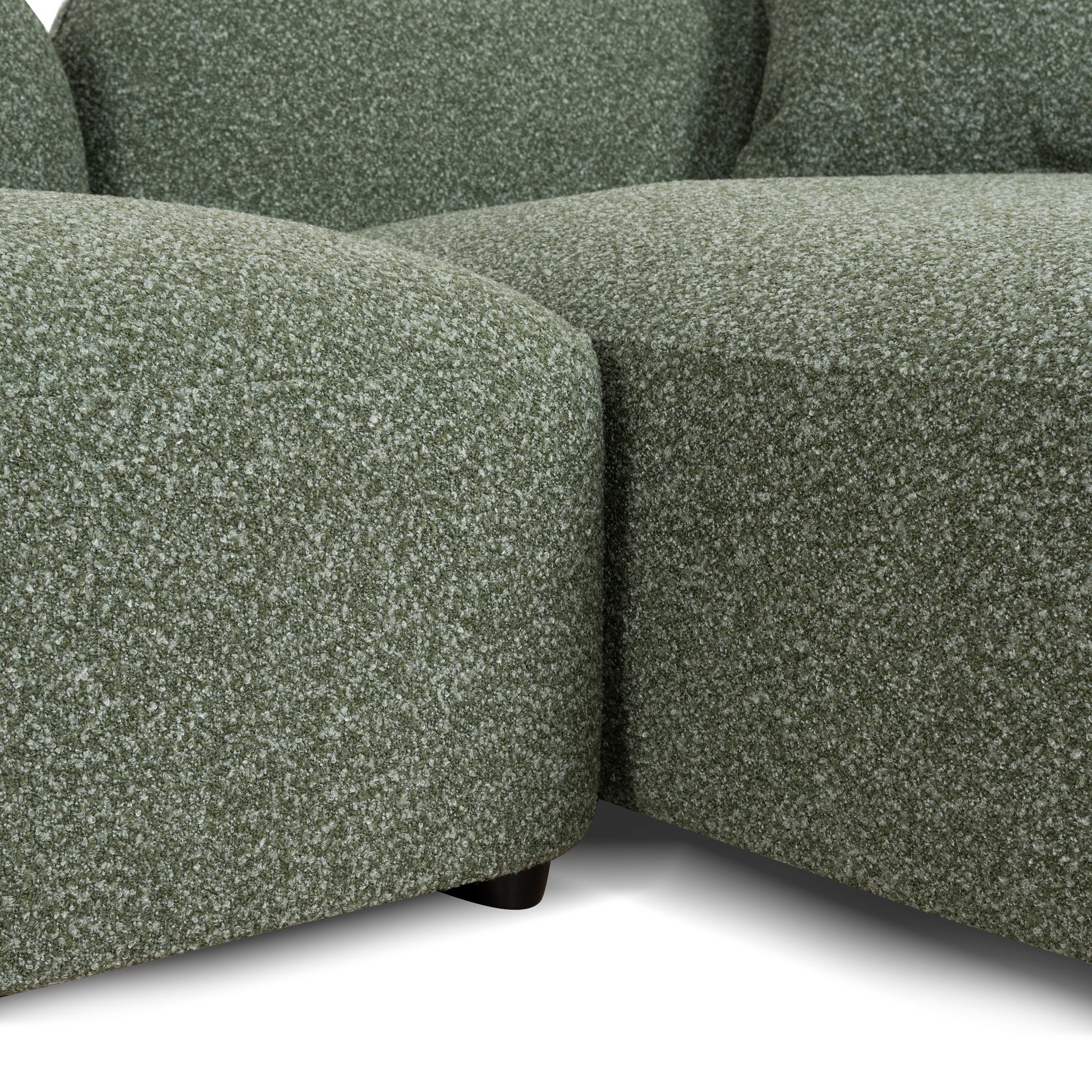 CLC10387-AE 3 Seater Right Chaise Sofa - Amazon Green - Image 9
