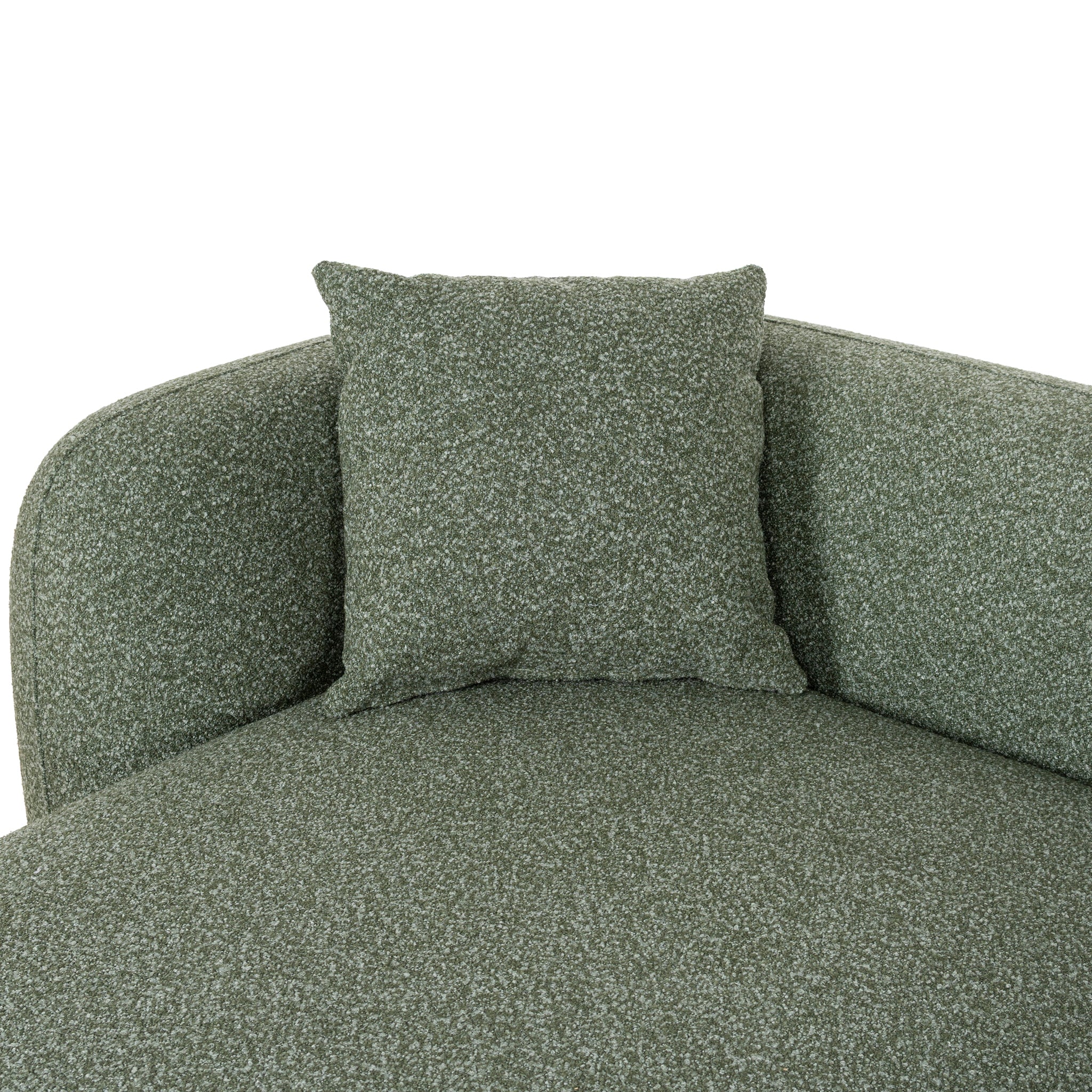 CLC10388-AE 3 Seater Left Chaise Sofa - Amazon Green - Image 12