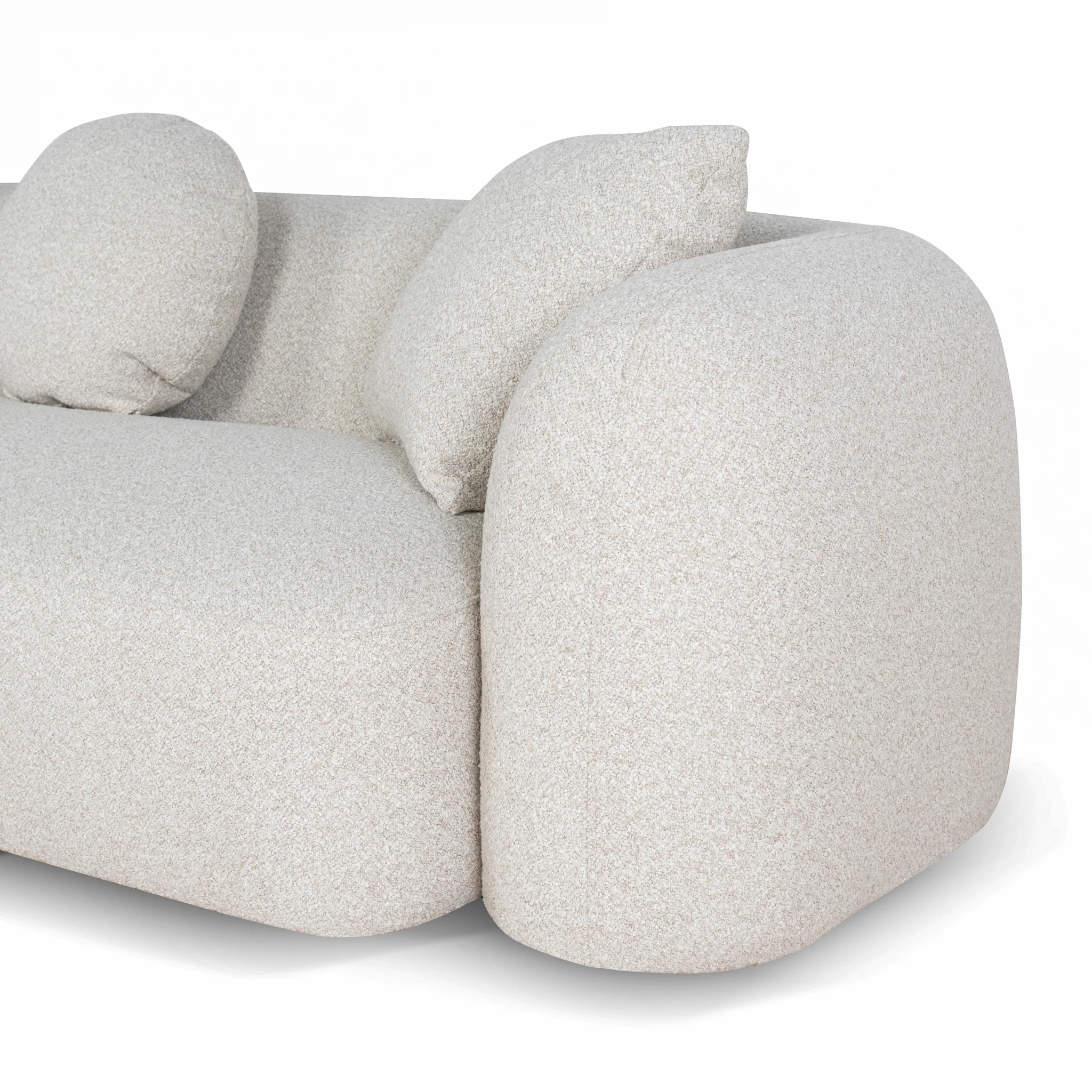 CLC10391-AE 3 Seater Sofa - Oatmeal Beige - Image 6