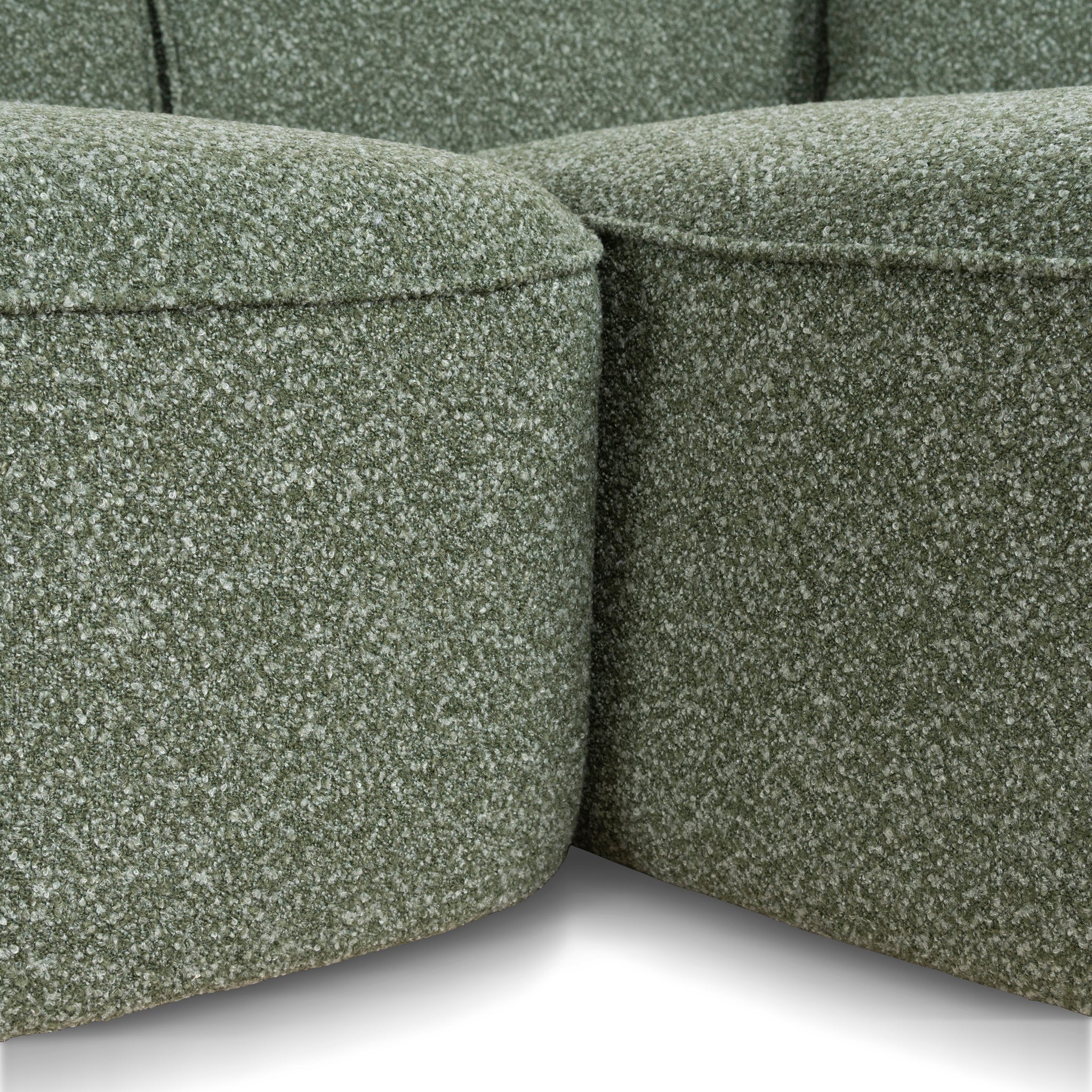 CLC10393-AE 3 Seater Right Chaise Sofa - Amazon Green - Image 10