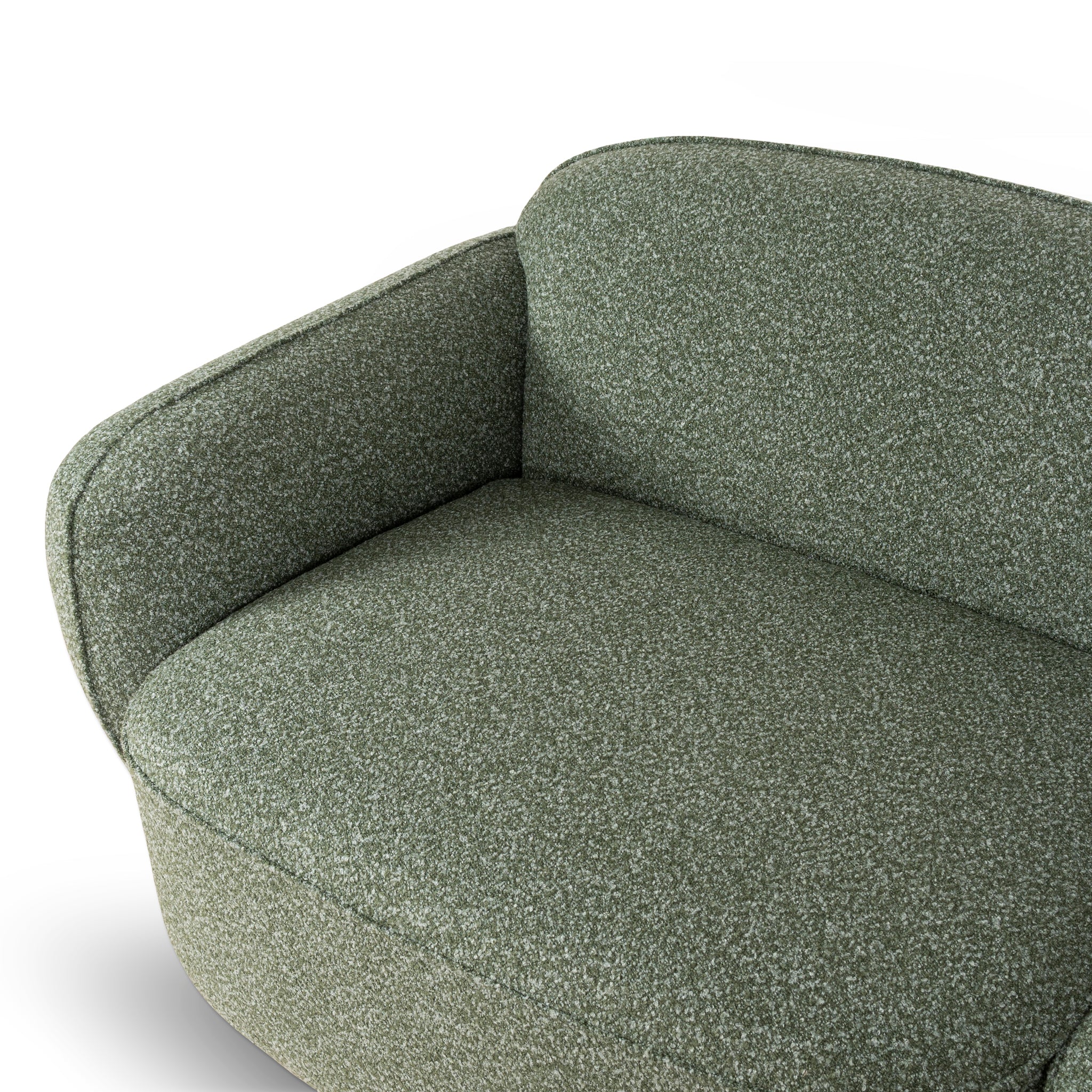CLC10393-AE 3 Seater Right Chaise Sofa - Amazon Green - Image 16