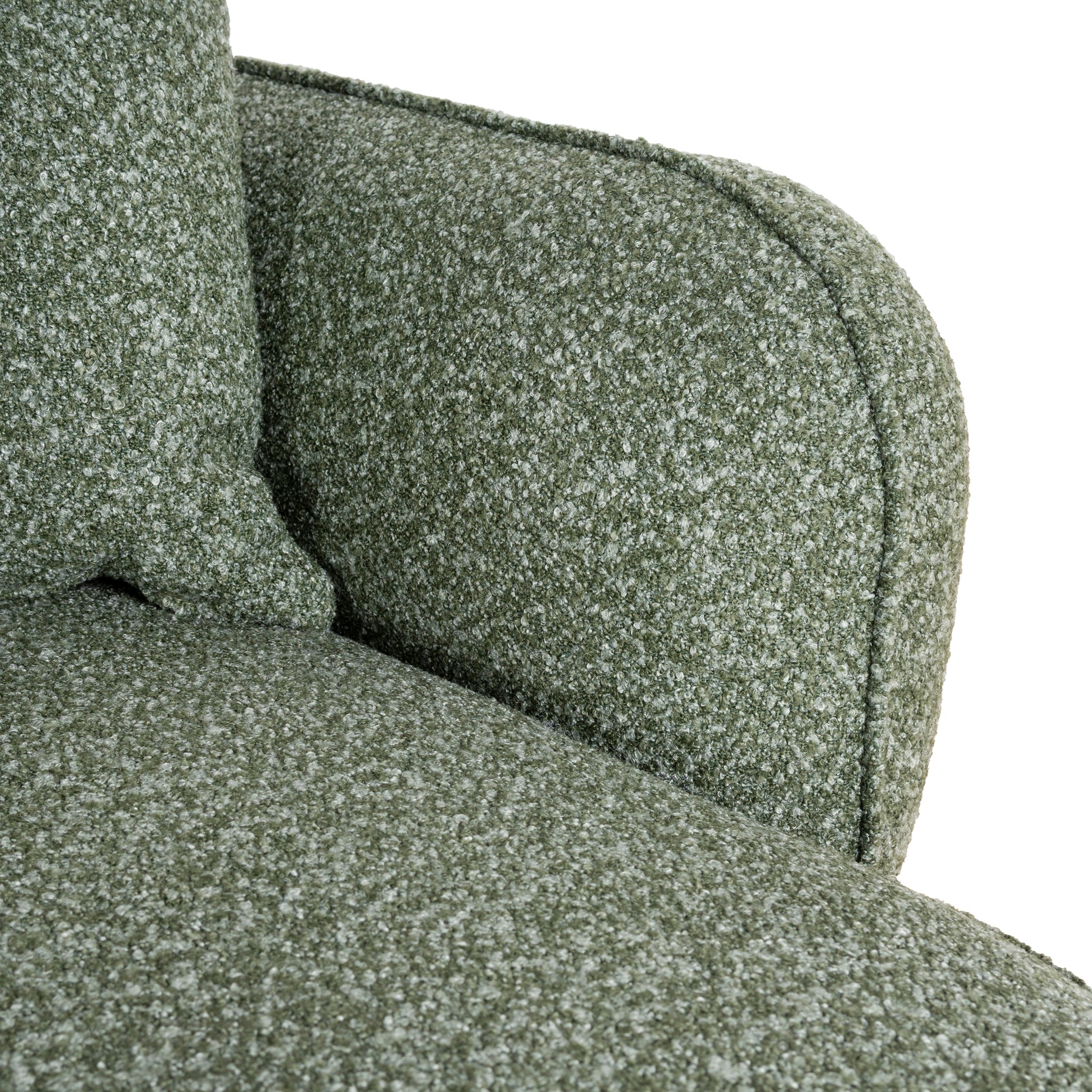 CLC10393-AE 3 Seater Right Chaise Sofa - Amazon Green - Image 8