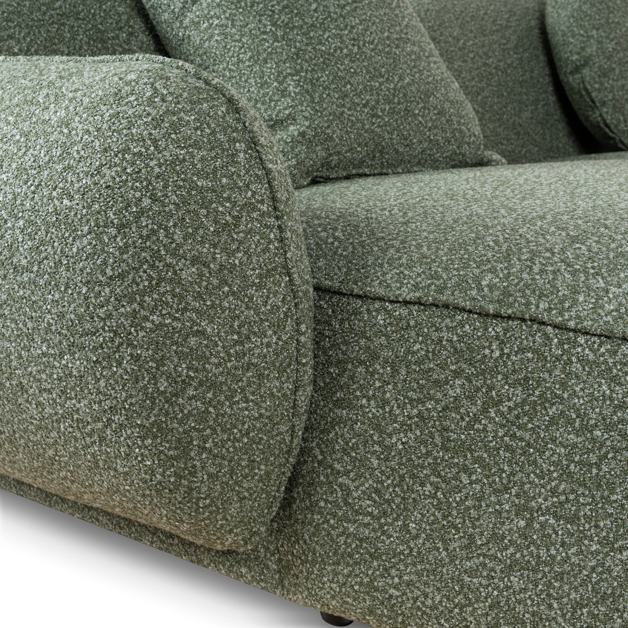 CLC10394-AE 3 Seater Left Chaise Sofa - Amazon Green - Image 13