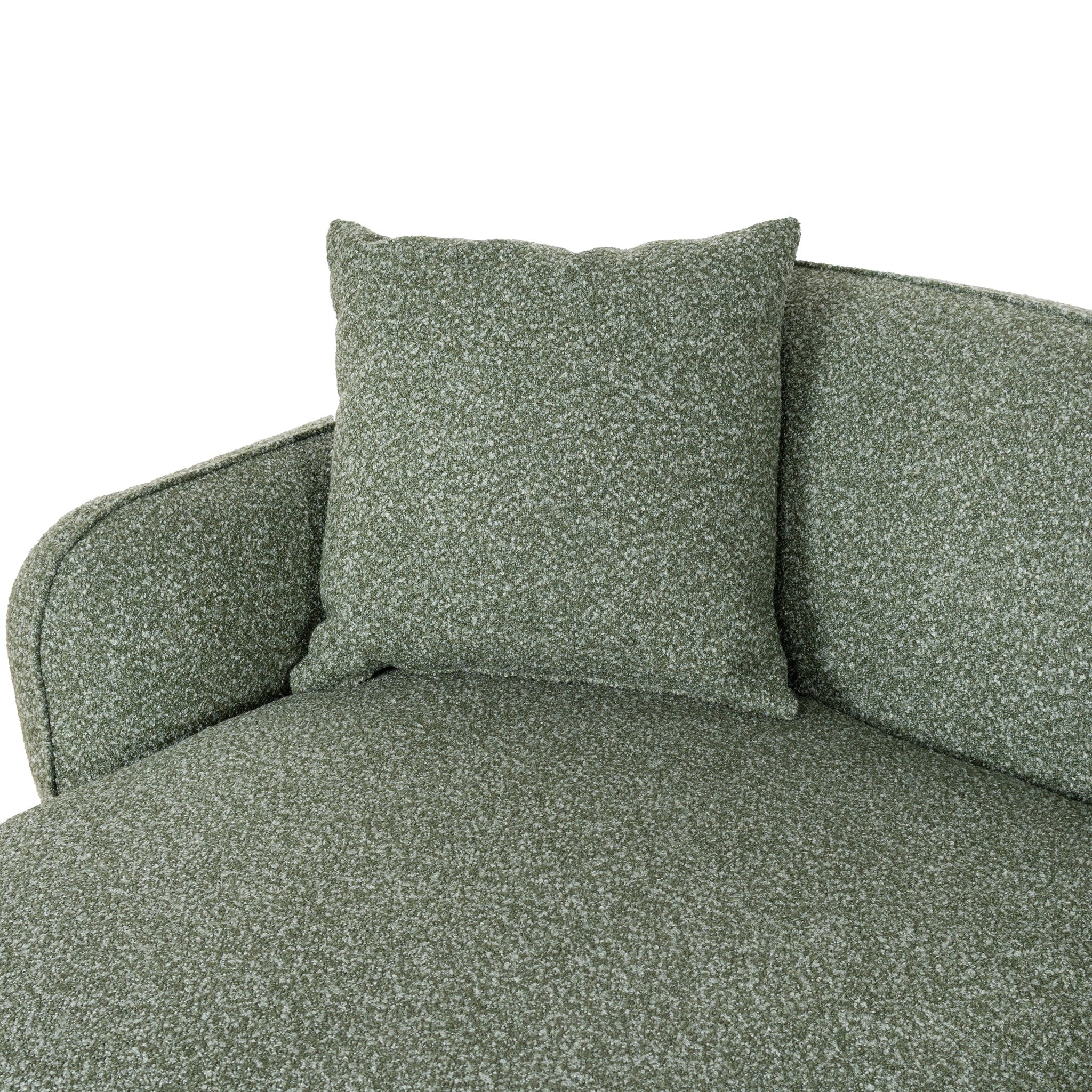 CLC10394-AE 3 Seater Left Chaise Sofa - Amazon Green - Image 14