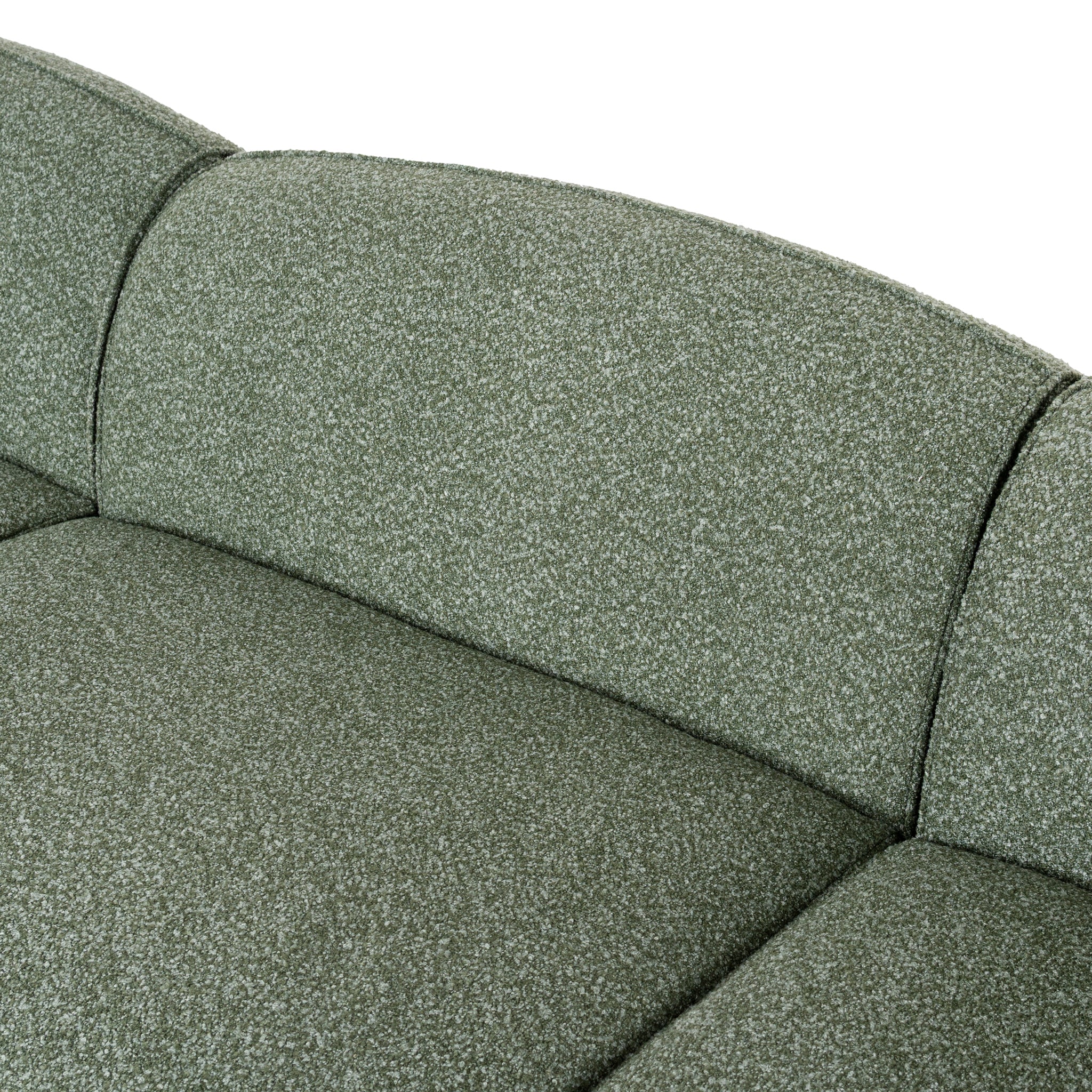 CLC10394-AE 3 Seater Left Chaise Sofa - Amazon Green - Image 16