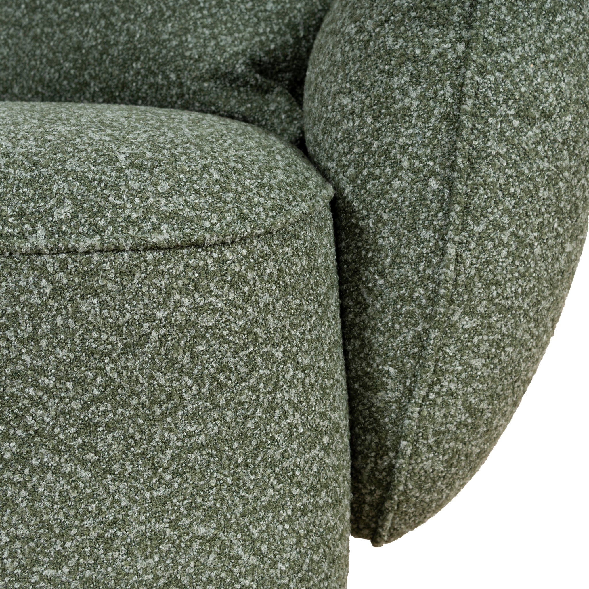 CLC10394-AE 3 Seater Left Chaise Sofa - Amazon Green - Image 9
