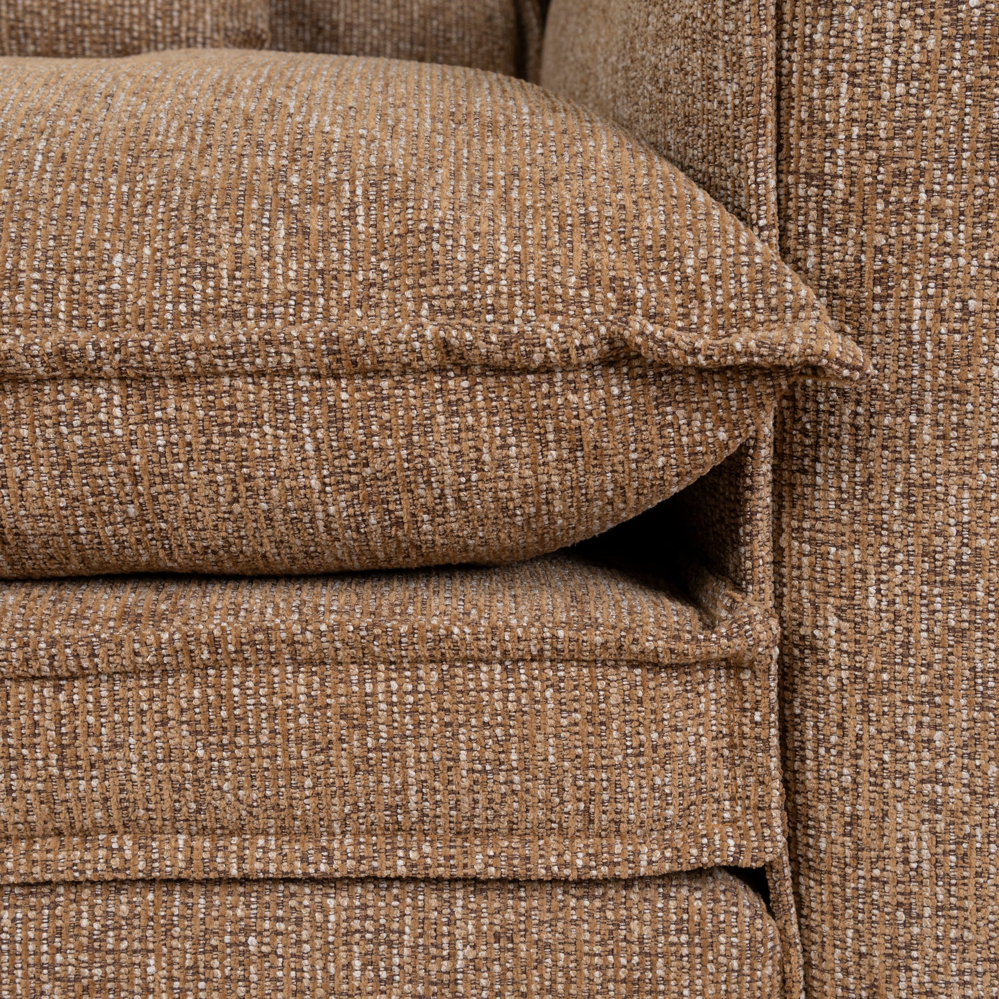CLC10401-IG 3 Seater Fabric Sofa - Almond Brown - Image 12