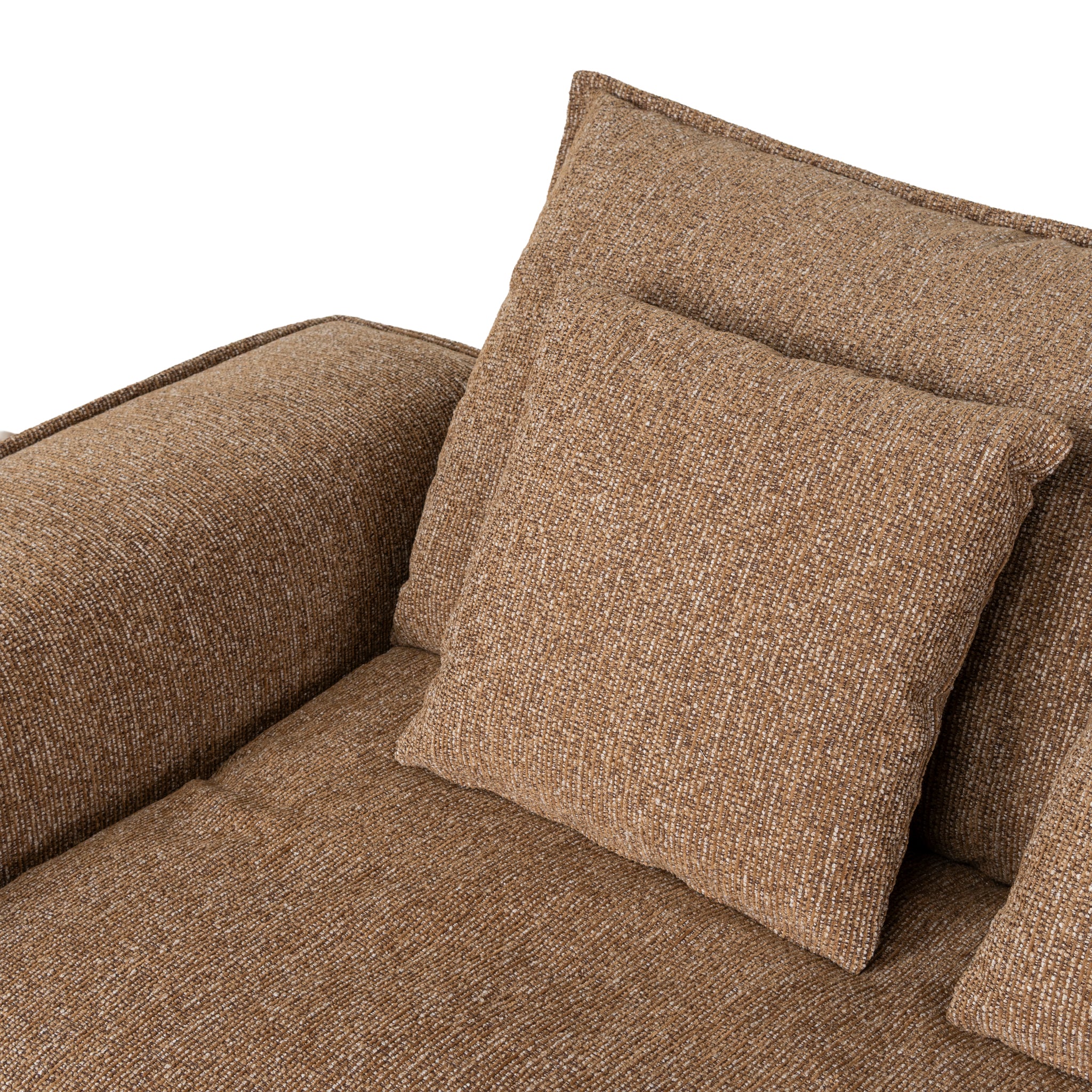 CLC10401-IG 3 Seater Fabric Sofa - Almond Brown - Image 18