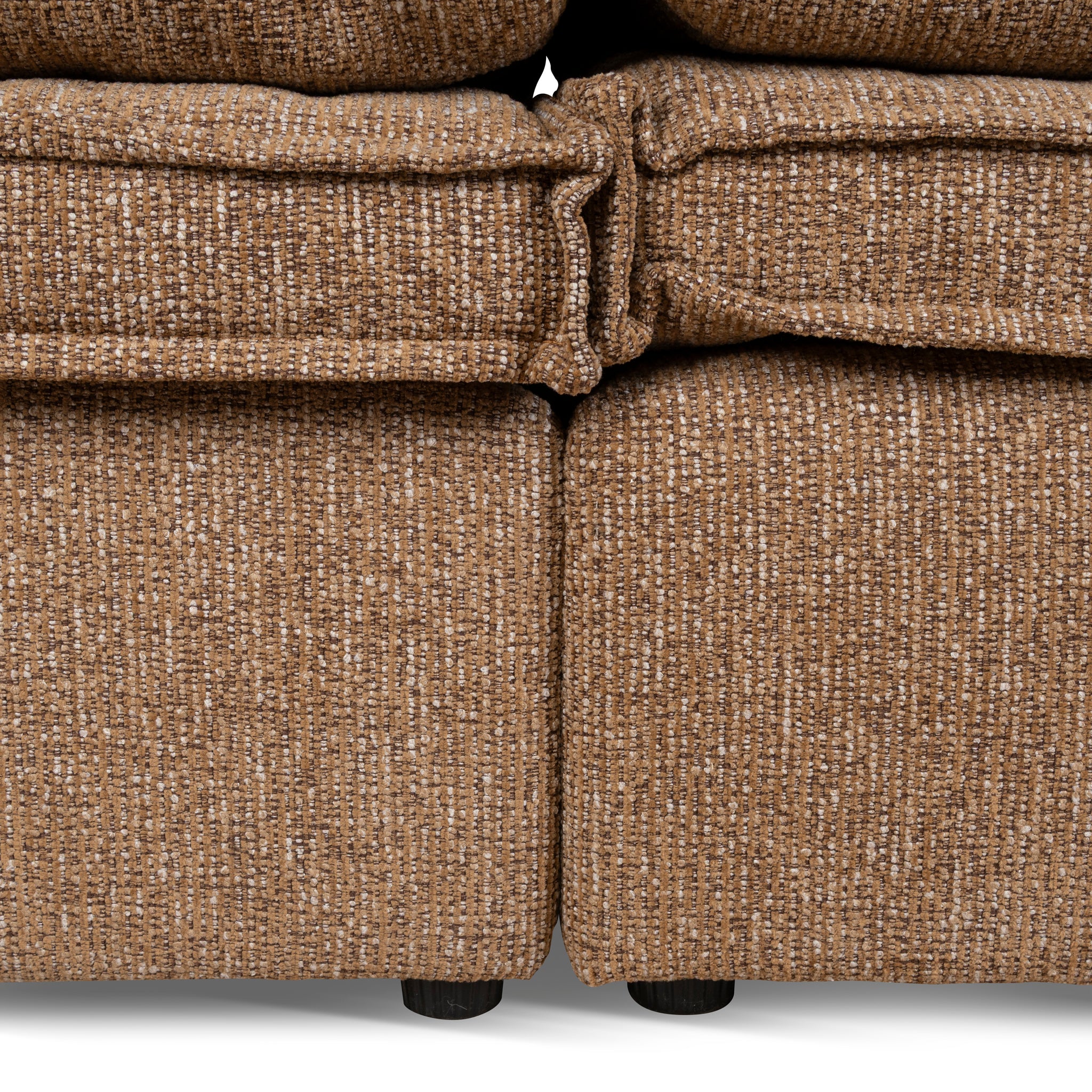 CLC10401-IG 3 Seater Fabric Sofa - Almond Brown - Image 9