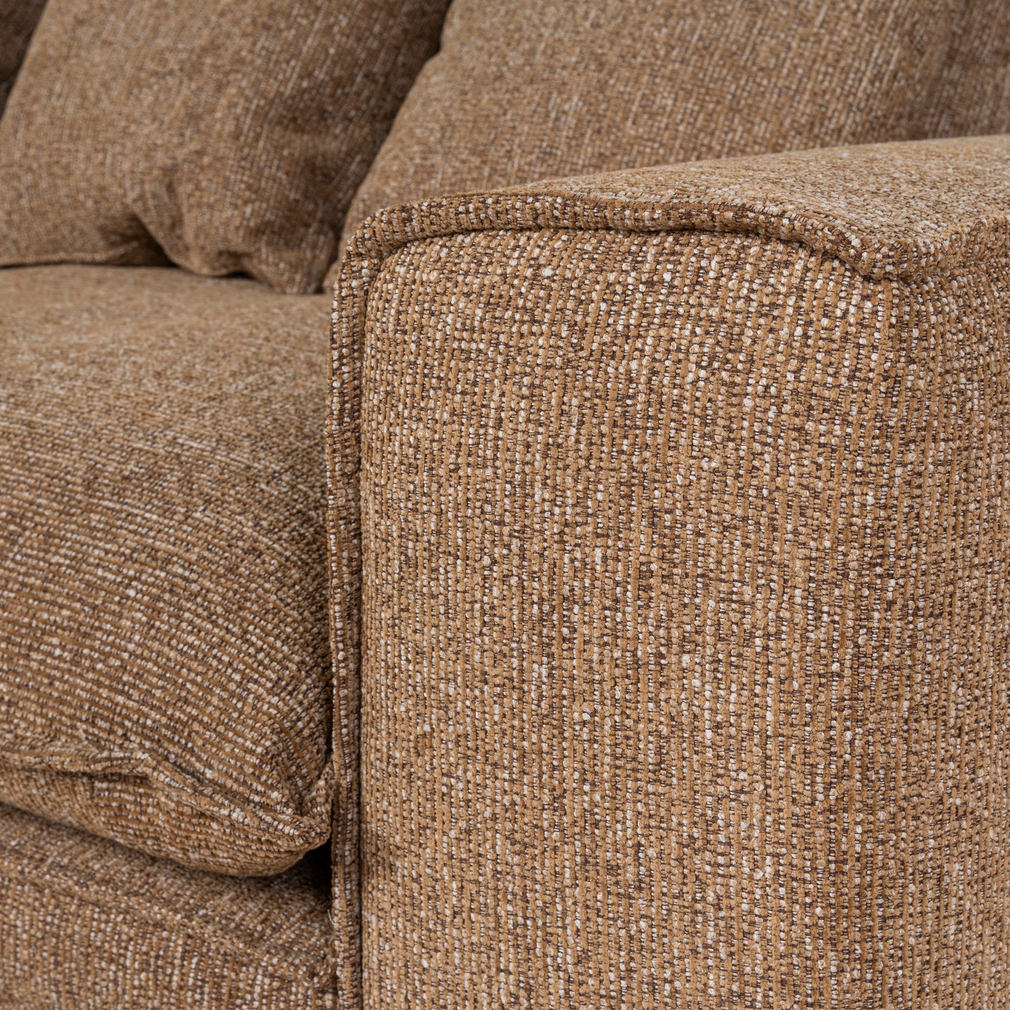 CLC10402-IG 2 Seater Fabric Sofa - Almond Brown - Image 11