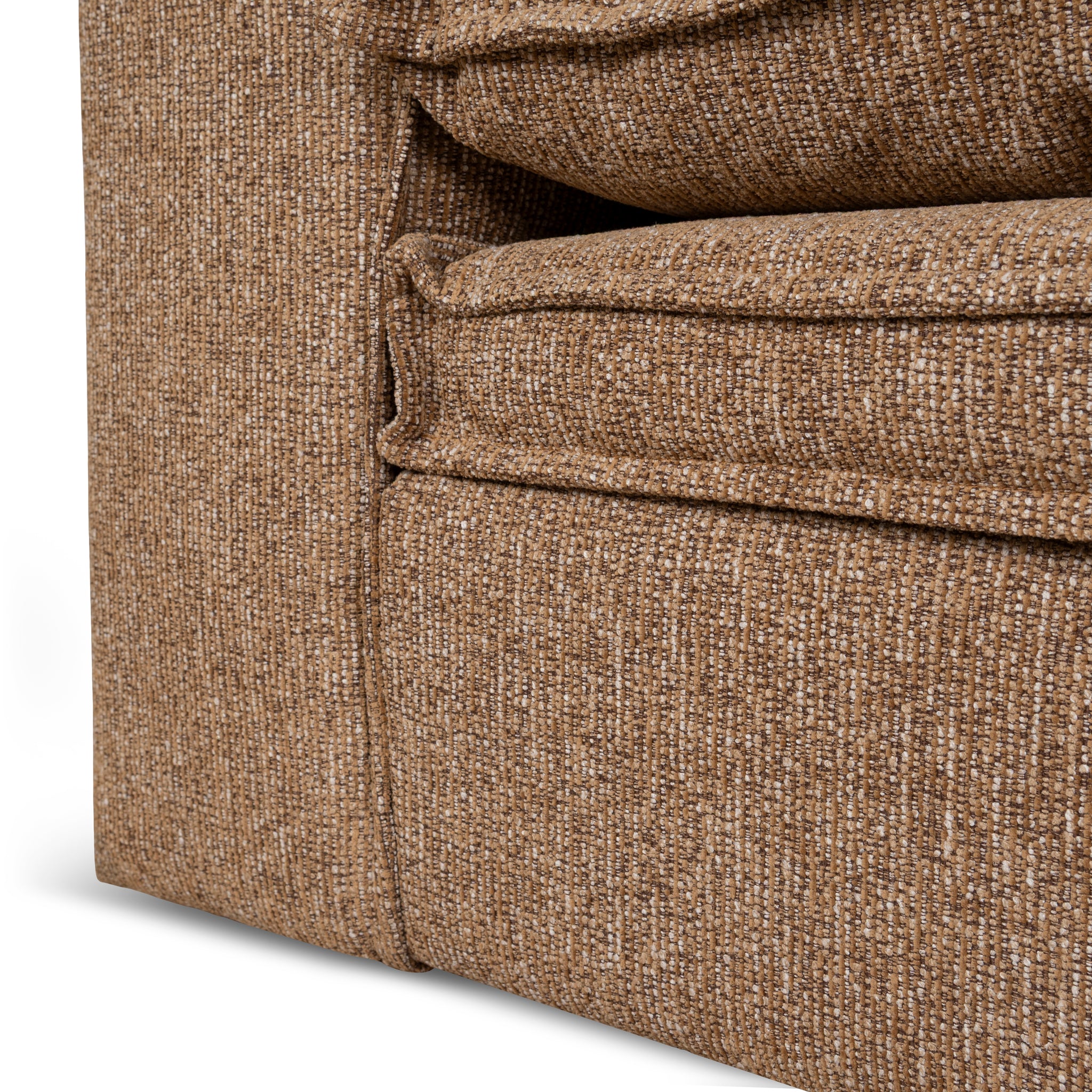 CLC10402-IG 2 Seater Fabric Sofa - Almond Brown - Image 18