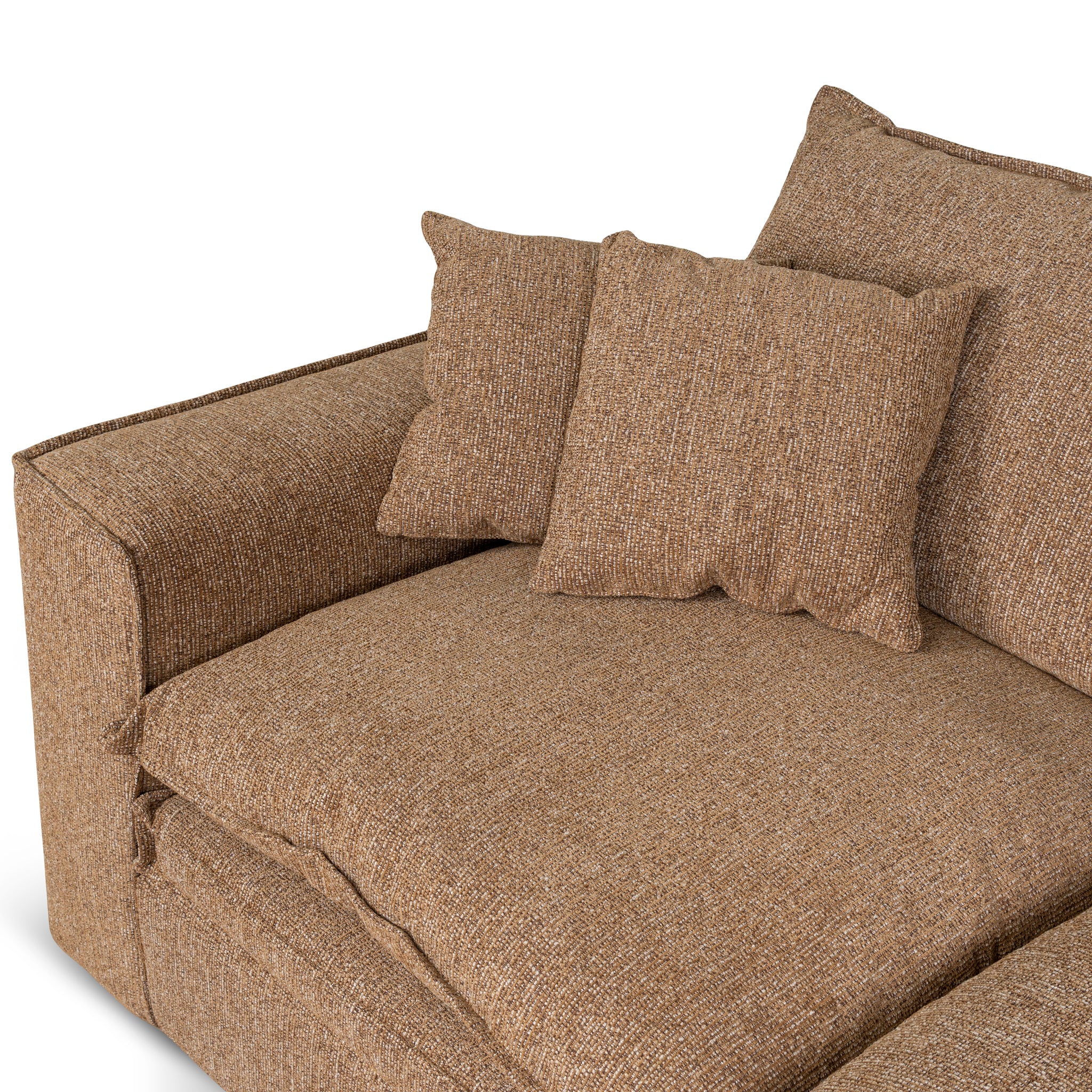 CLC10402-IG 2 Seater Fabric Sofa - Almond Brown - Image 19